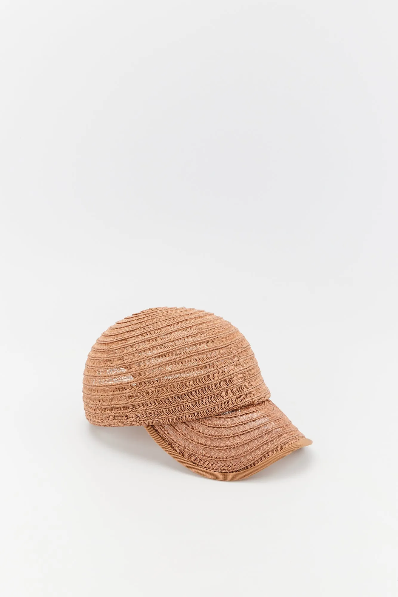 Natural Straw Buffle Cap sold by DESTREE