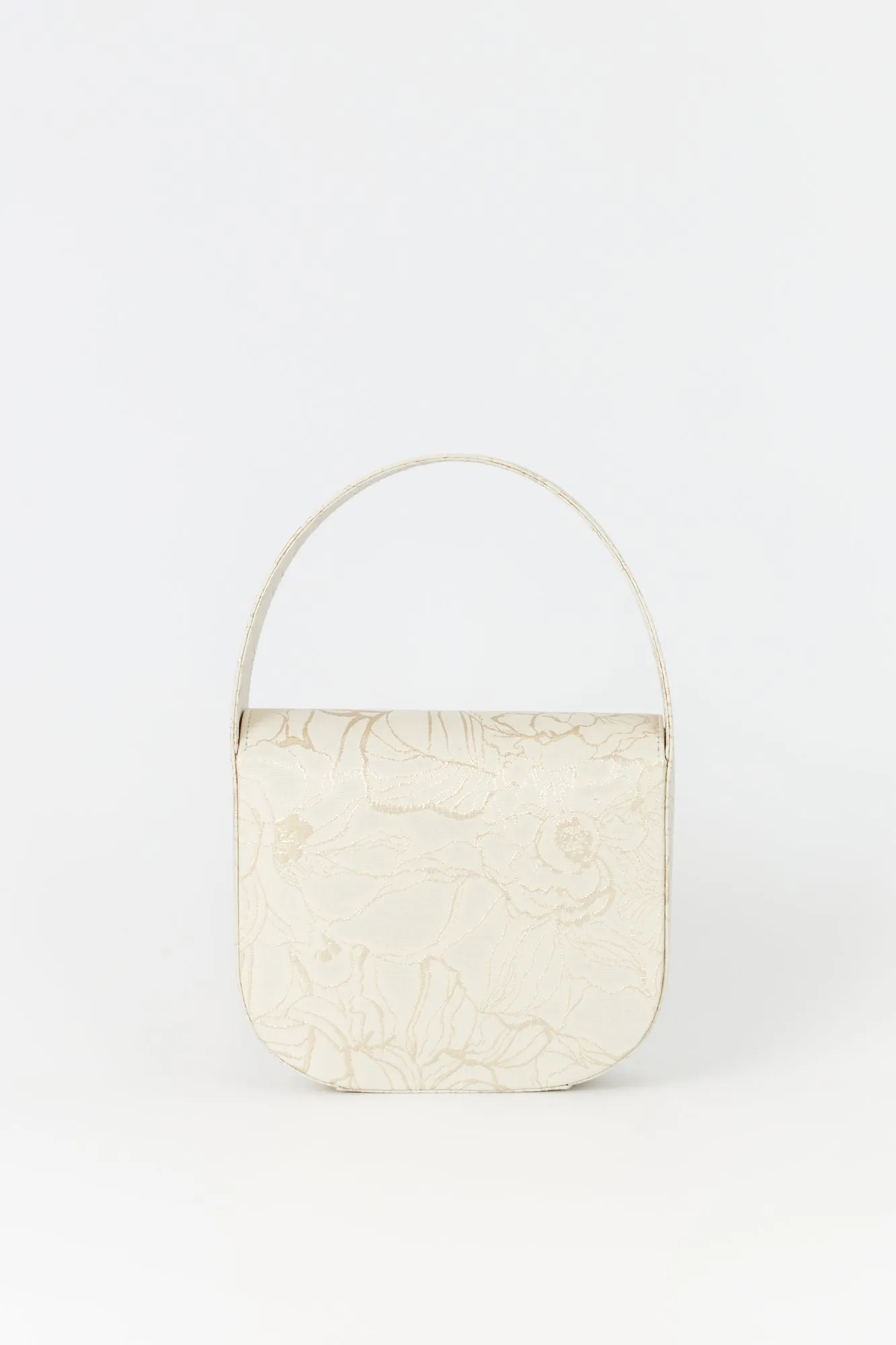 Geometric jacquard handbag ecru & gold sold by DESTREE product image thumbnail 3