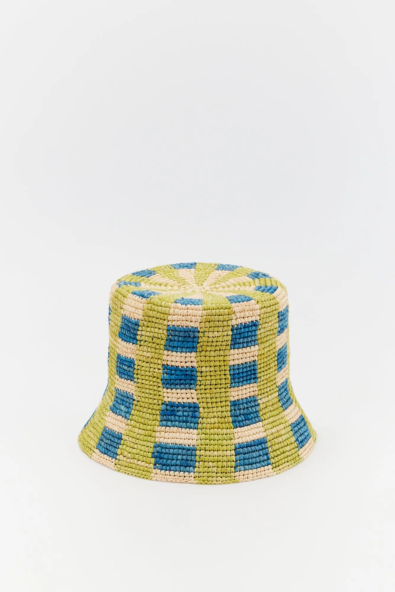 Raphia bucket hat anis celadon sold by DESTREE product image thumbnail 2