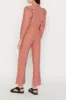Fuschia Jacquard Flared Pants sold by DESTREE