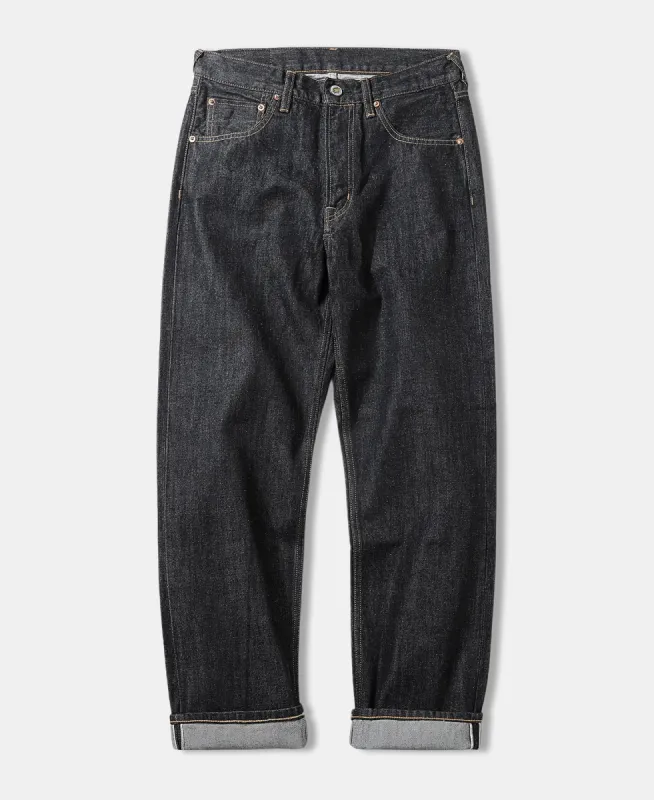 14 oz Selvedge Basic Straight-Fit Jeans - Black made by MBBCAR