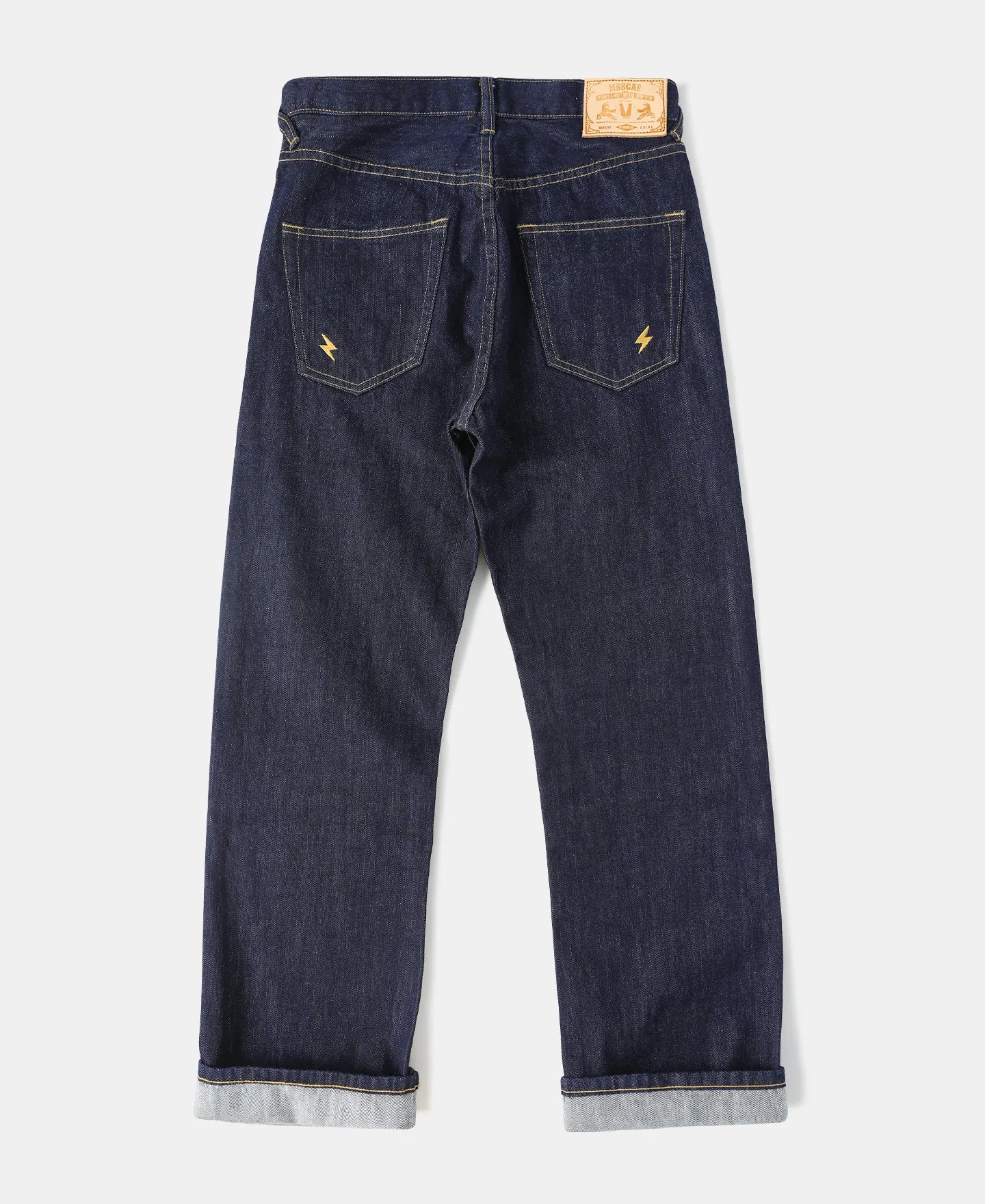 14 oz Selvedge Basic Straight-Fit Jeans - Indigo sold by Older Best product image thumbnail 2