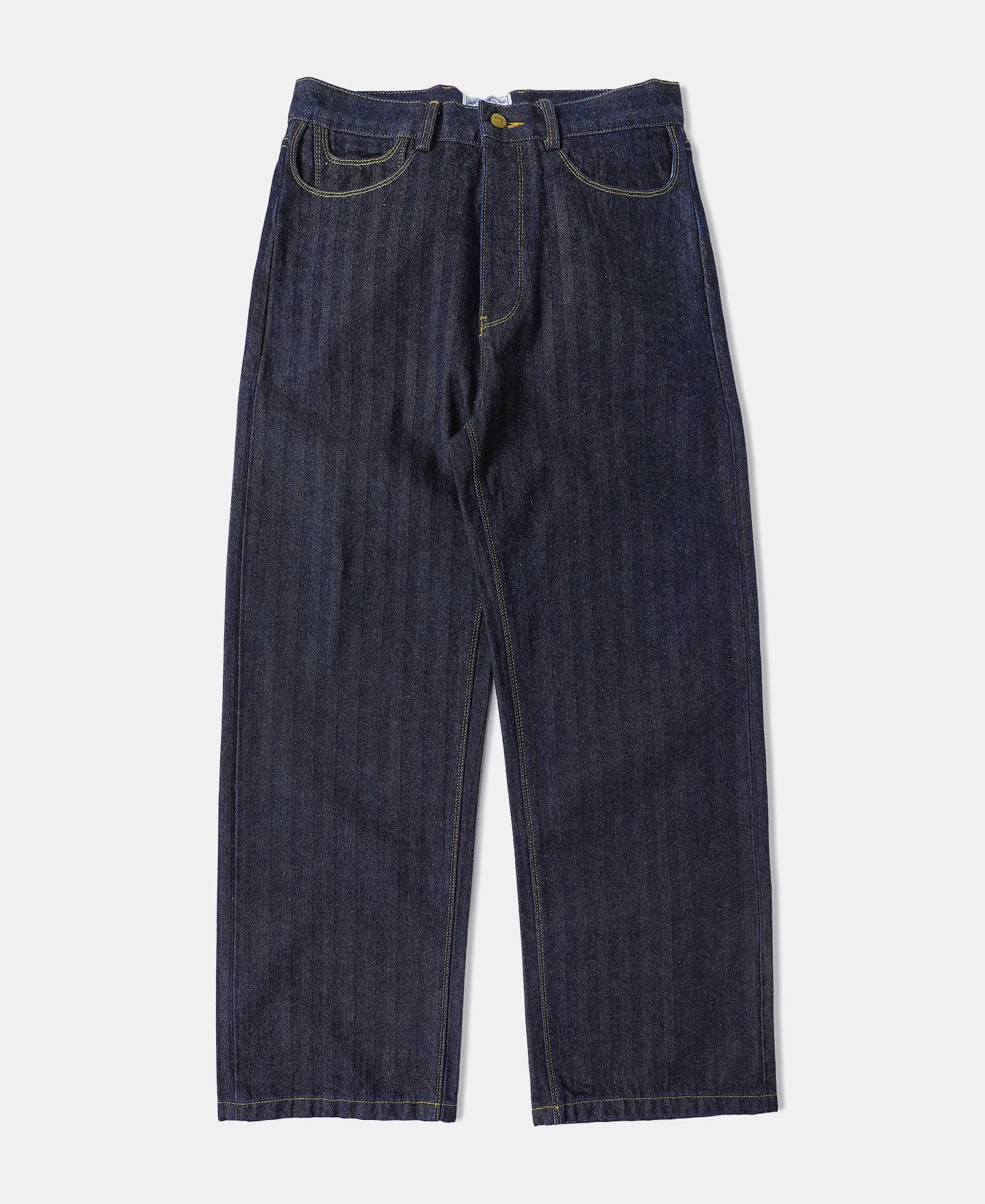 1870s 15 oz Herringbone Selvedge Denim Work Jeans sold by Older Best