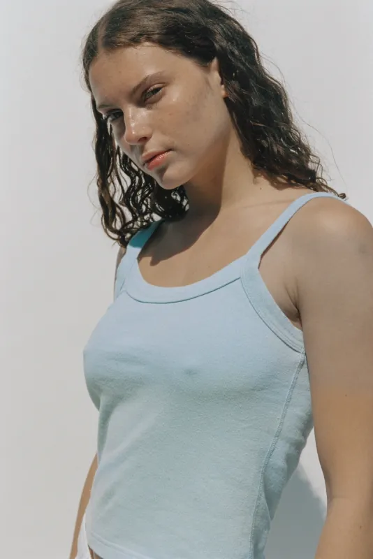 Hemp Breeze Tank Top Mineral Blue sold by Merge Curated goods