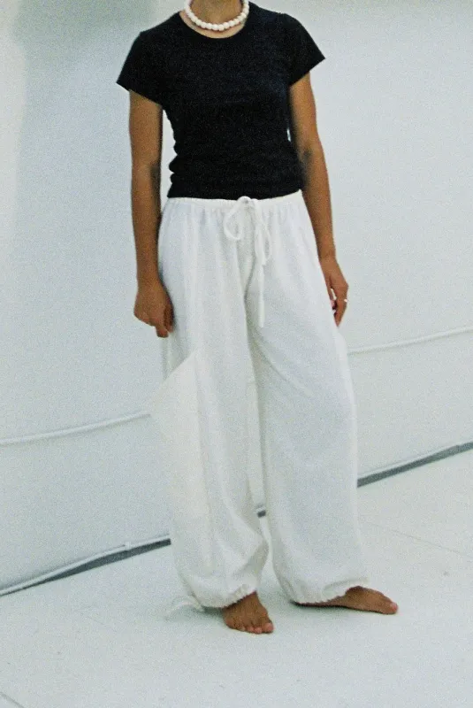 Shell Pants White sold by Merge Curated goods