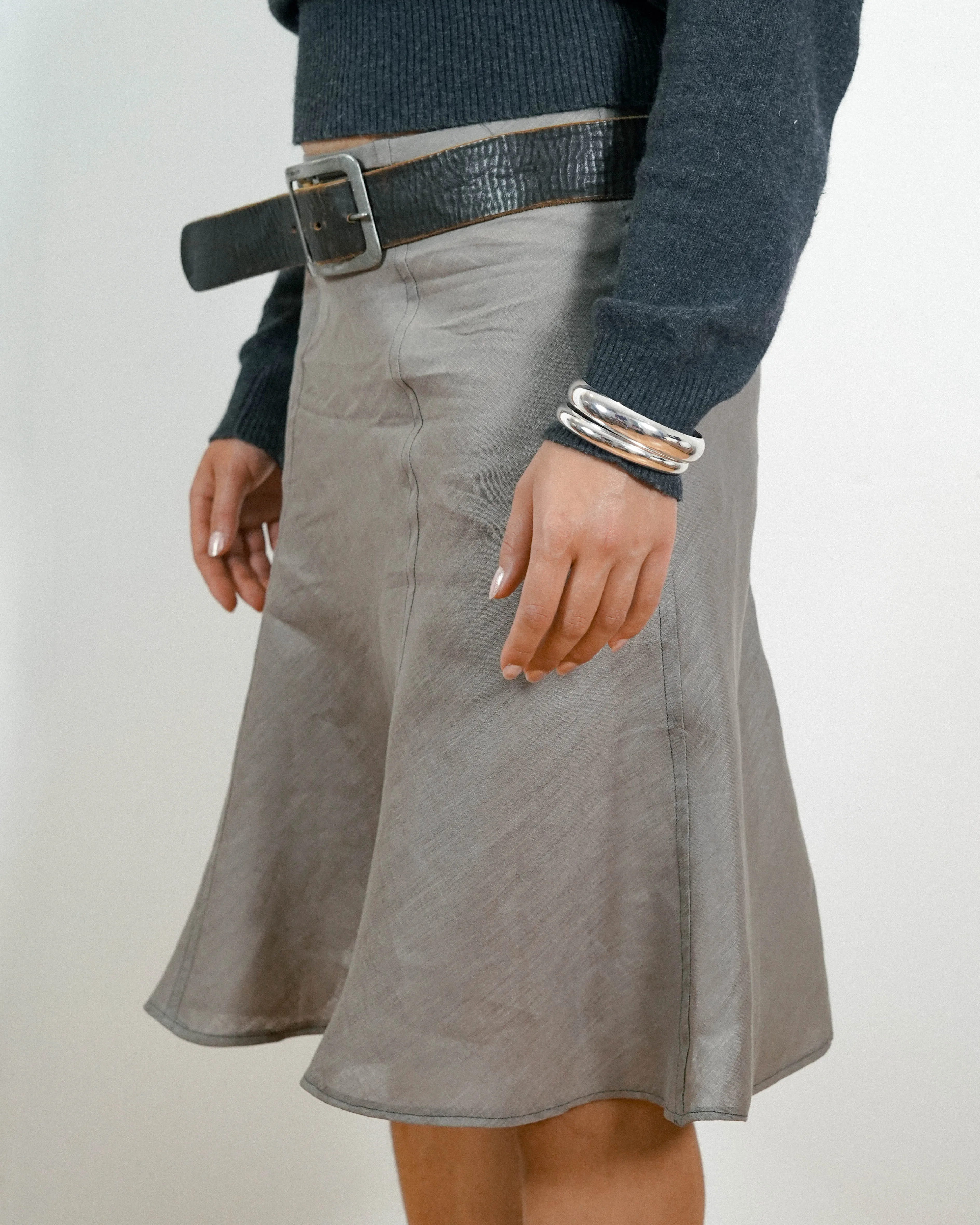 Midi Skirt Stone sold by Merge Curated goods product image thumbnail 4