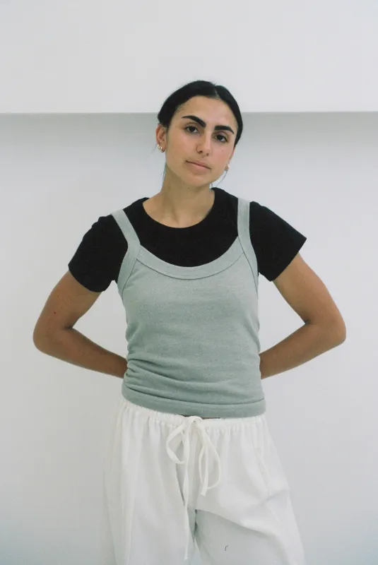 Hemp Breeze Tank Top Sage sold by Merge Curated goods