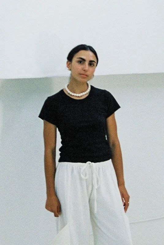 Hemp Mini Tee Black sold by Merge Curated goods