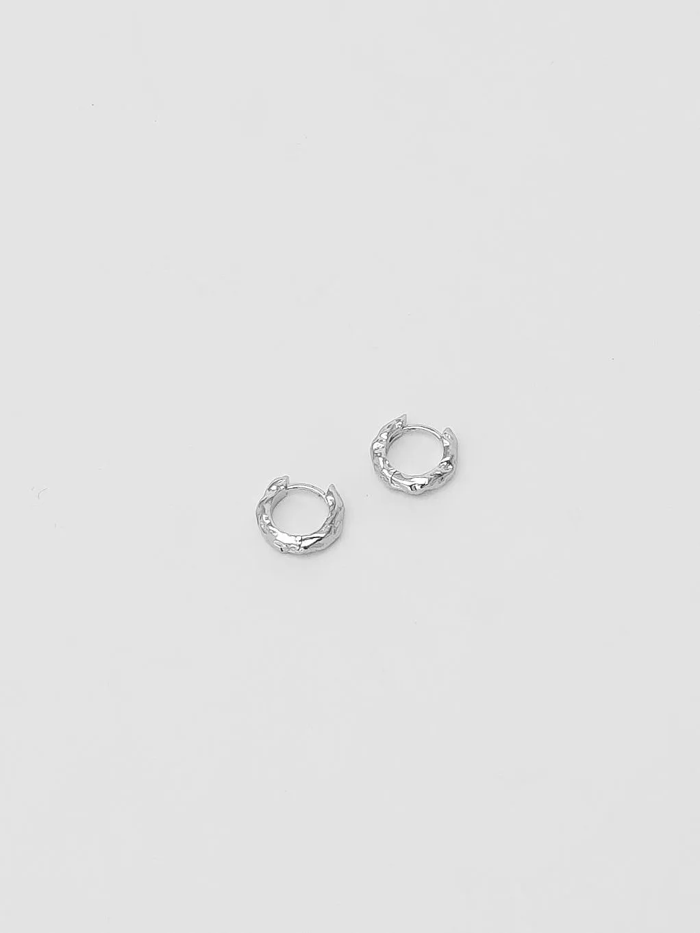 Organic Huggie Hoops sold by Merge Curated goods