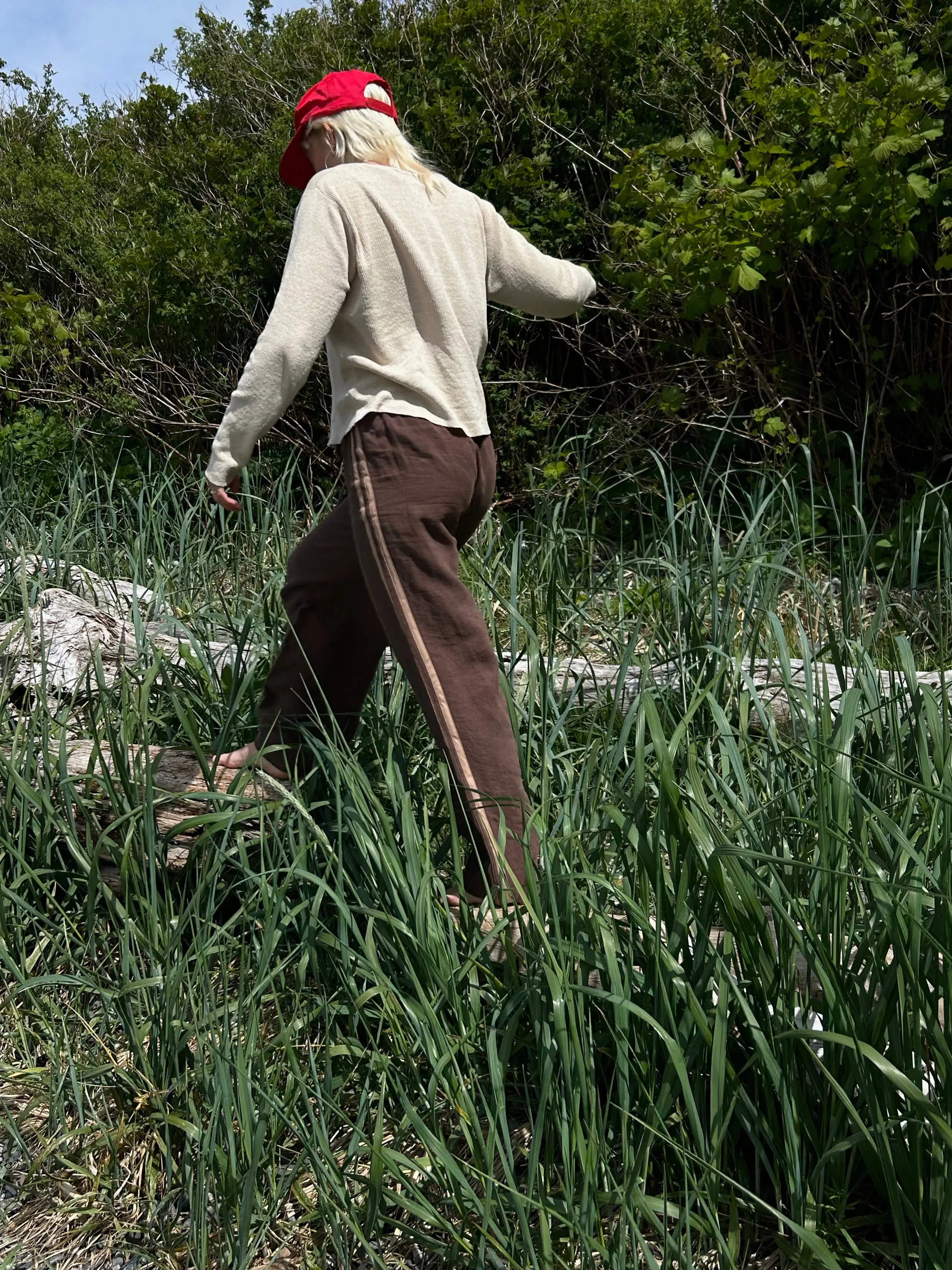 Tate Track Pants Chocolate sold by Merge Curated goods product image thumbnail 2