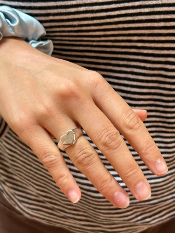 Heart Signet Ring sold by Merge Curated goods