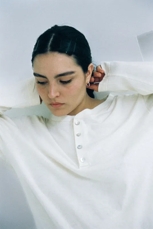 Hemp Bay Henley Natural sold by Merge Curated goods