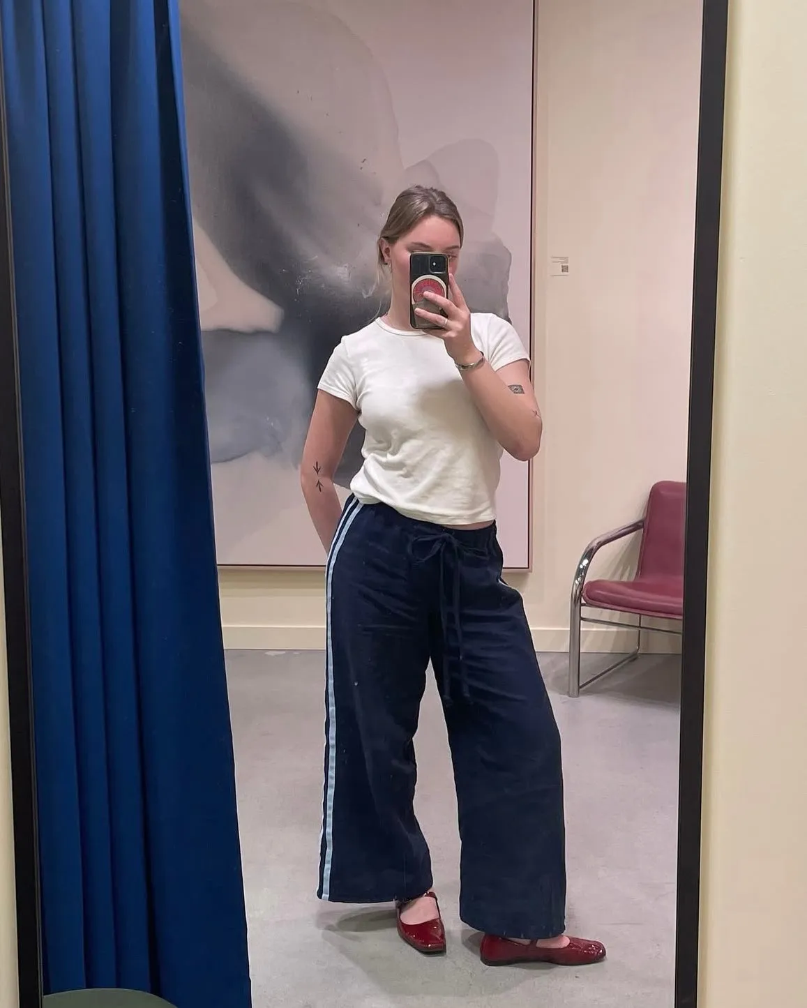 Tate Track Pants Navy sold by Merge Curated goods product image thumbnail 2