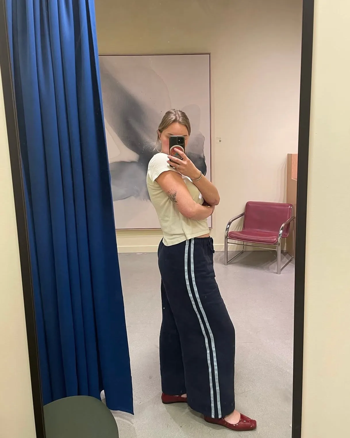 Tate Track Pants Navy sold by Merge Curated goods