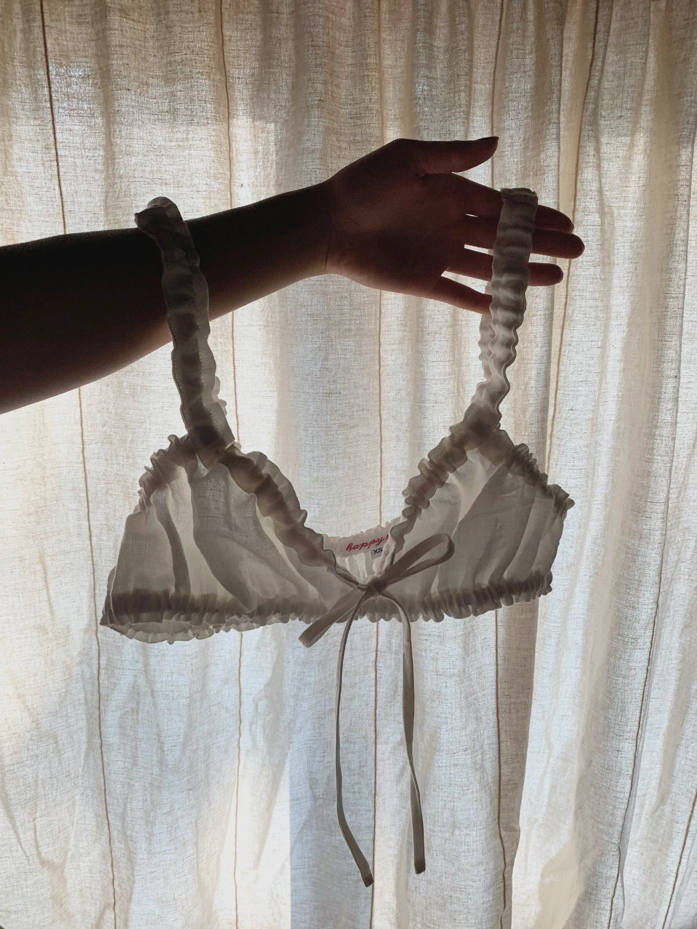 Cattails Bralette in White sold by Merge Curated goods product image thumbnail 4