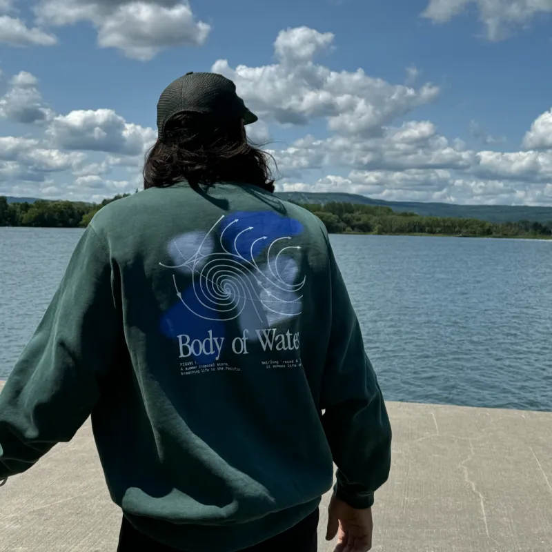 Body Of Water Crewneck sold by Merge Curated goods