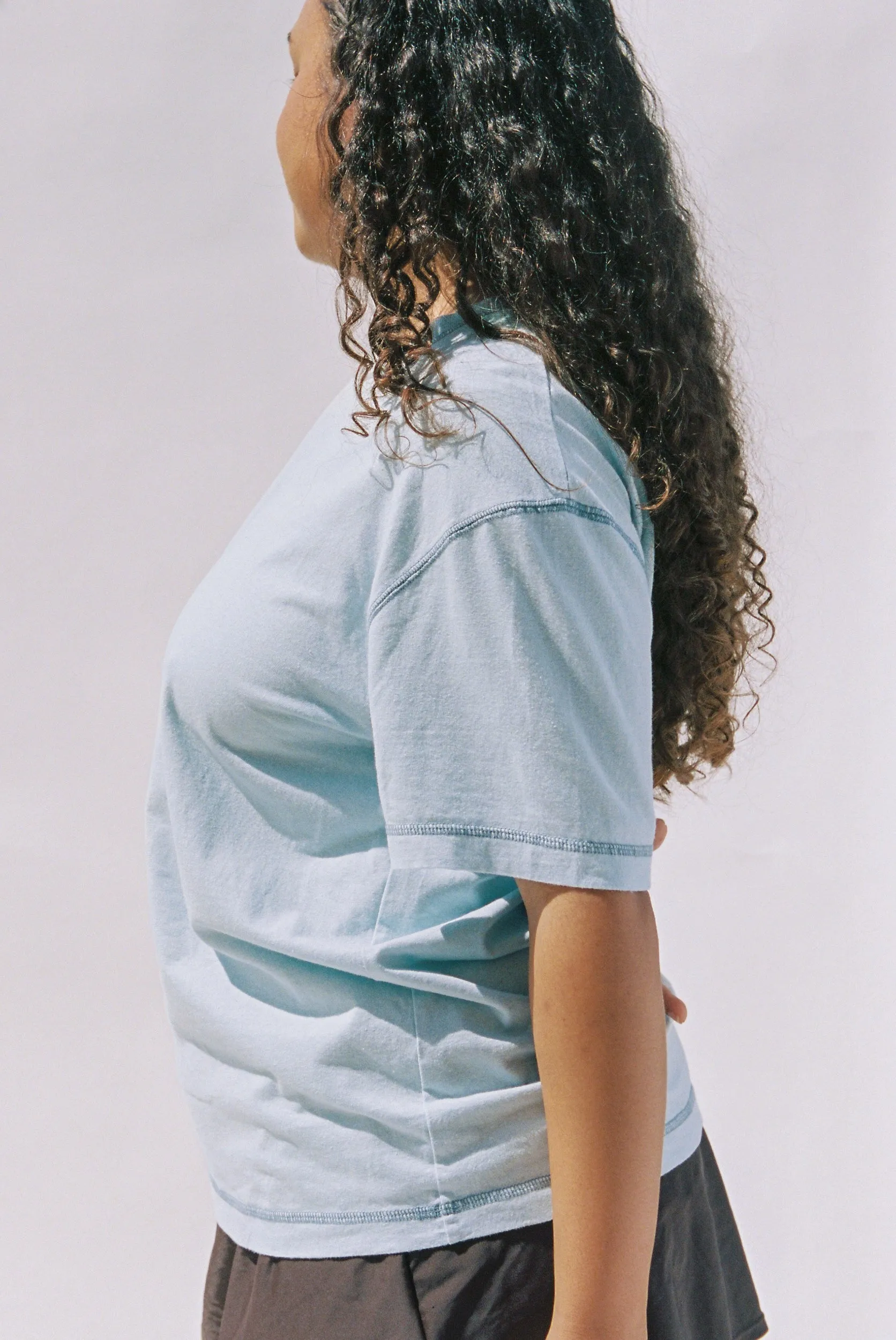 Hemp Rover Tee Mineral Blue sold by Merge Curated goods product image thumbnail 3