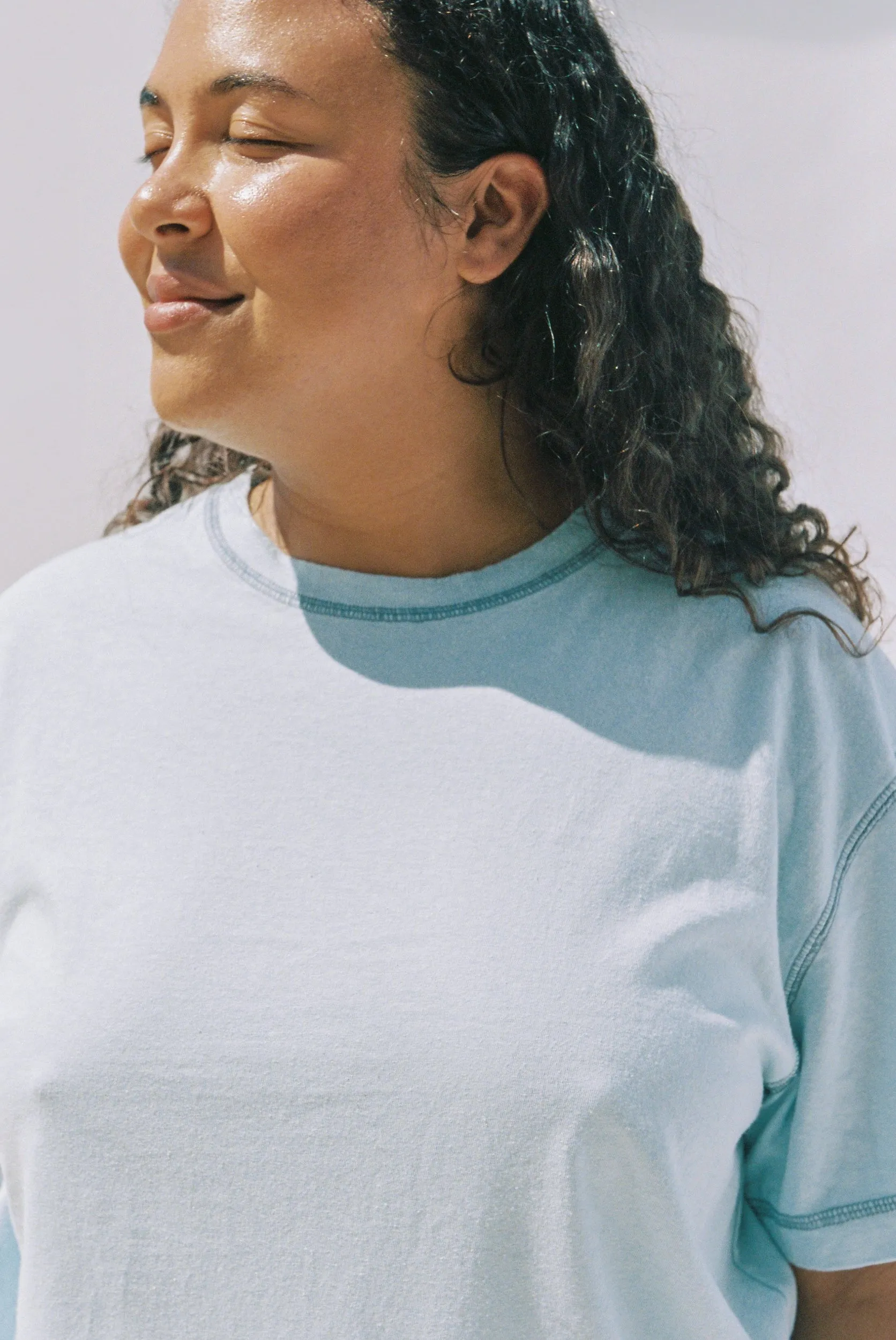 Hemp Rover Tee Mineral Blue sold by Merge Curated goods product image thumbnail 2