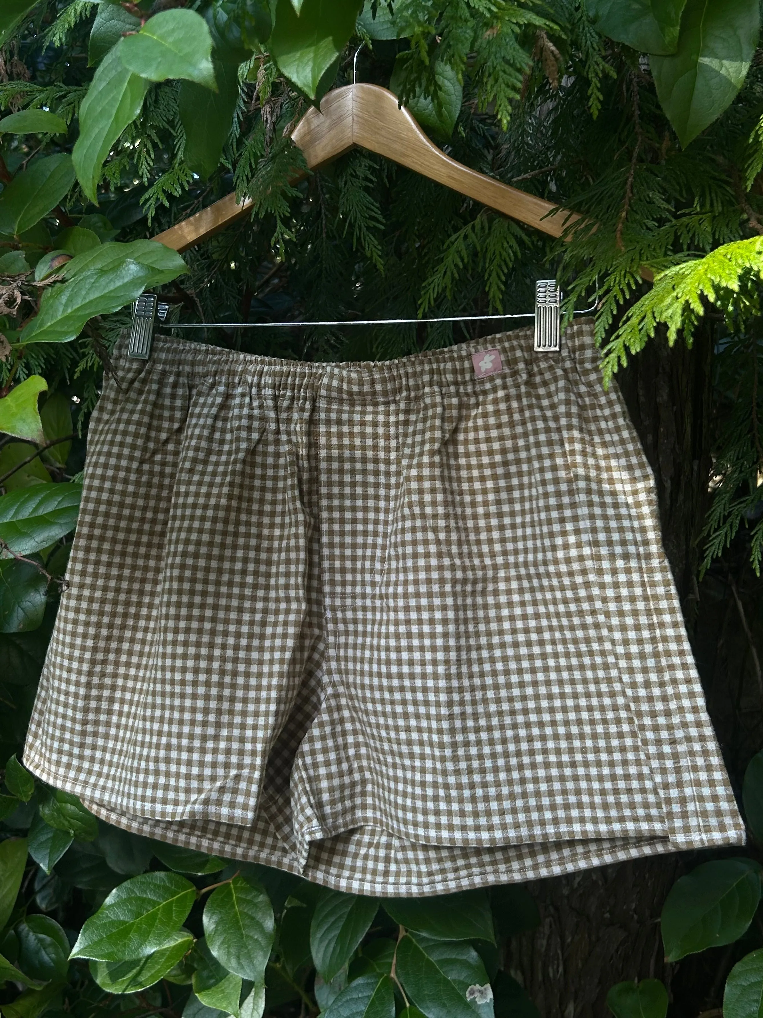 The Boxer Shorts Olive Gingham sold by Merge Curated goods product image thumbnail 2
