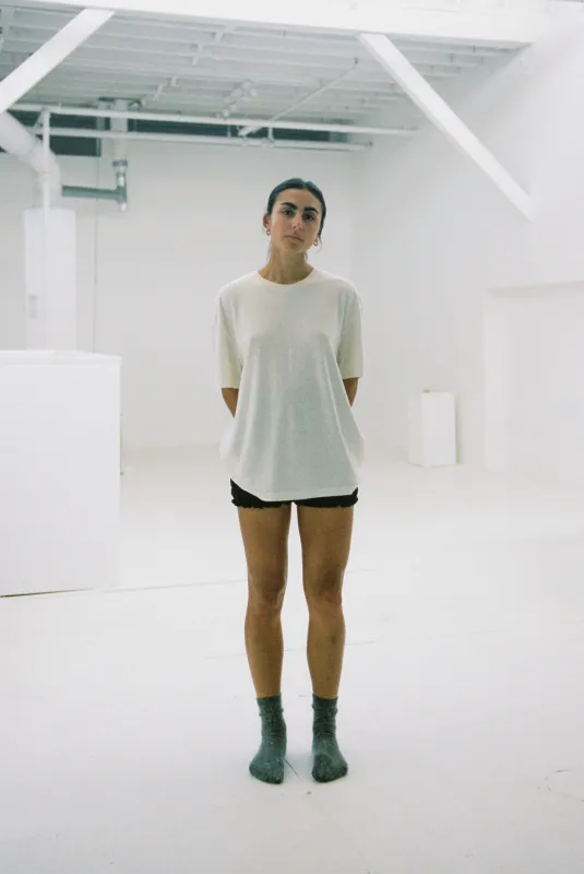 Imperfect Hemp Rover Tee Natural sold by Merge Curated goods