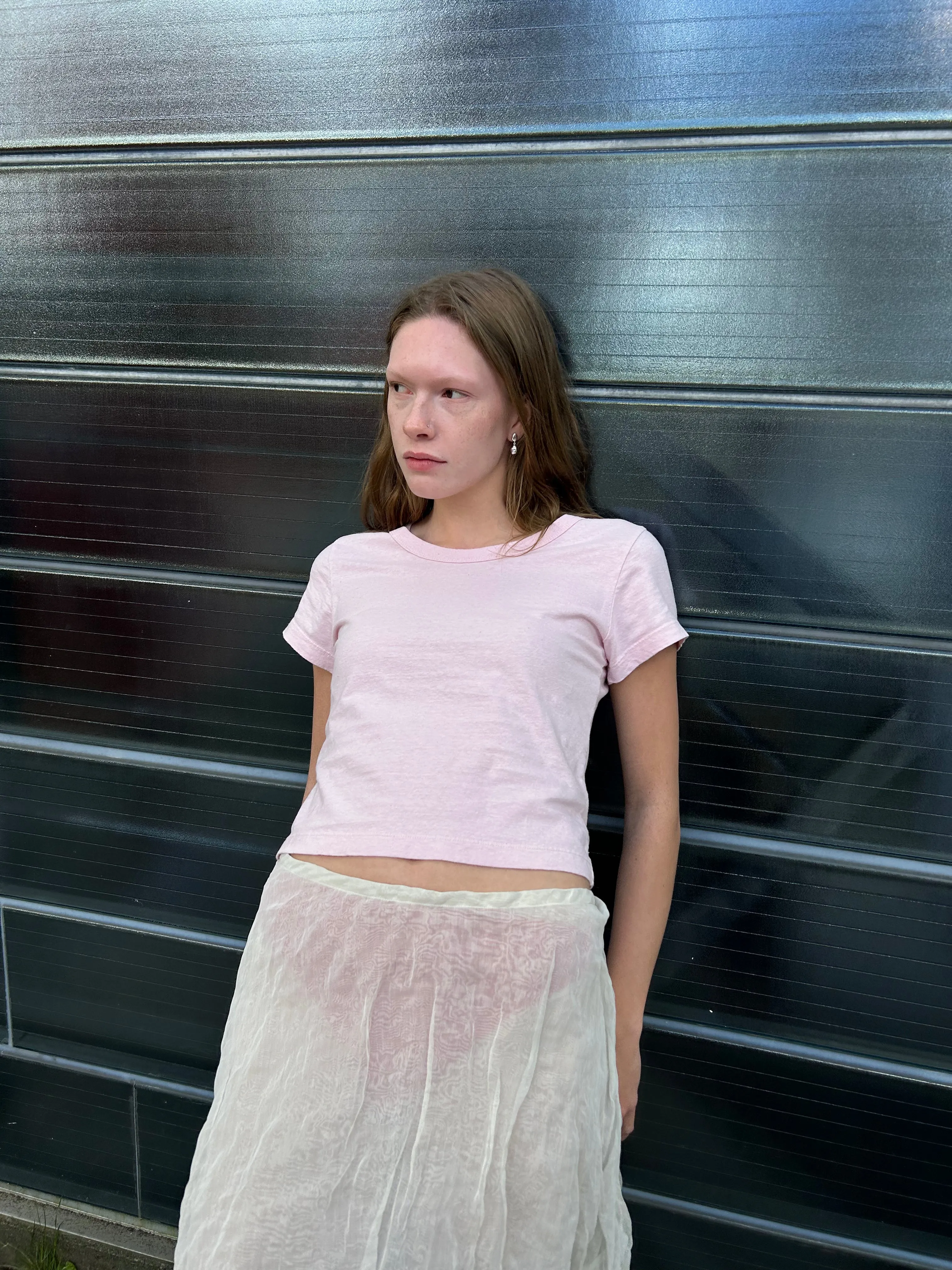Hemp Mini Tee Pink Cream sold by Merge Curated goods product image thumbnail 5