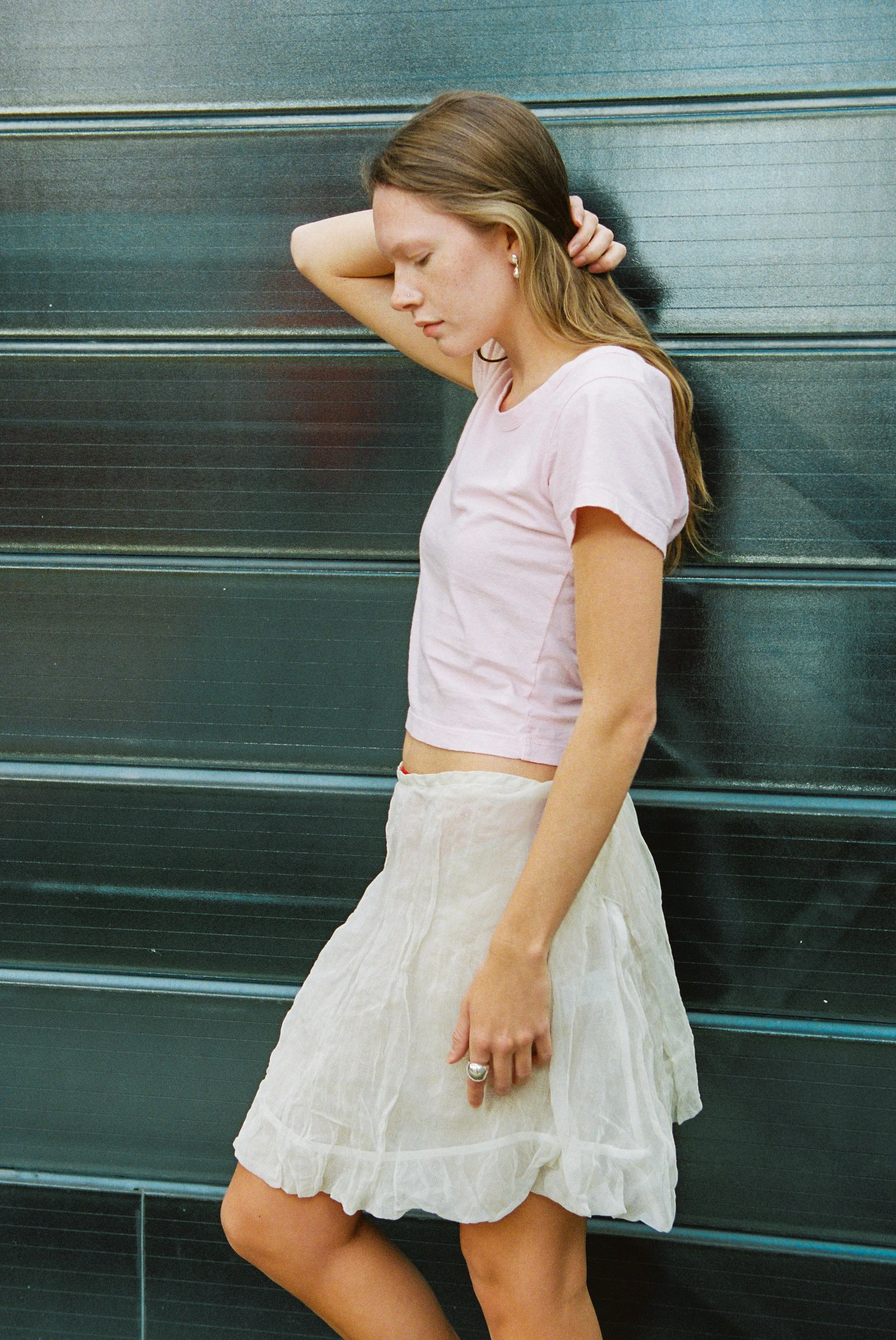 Hemp Mini Tee Pink Cream sold by Merge Curated goods product image thumbnail 2