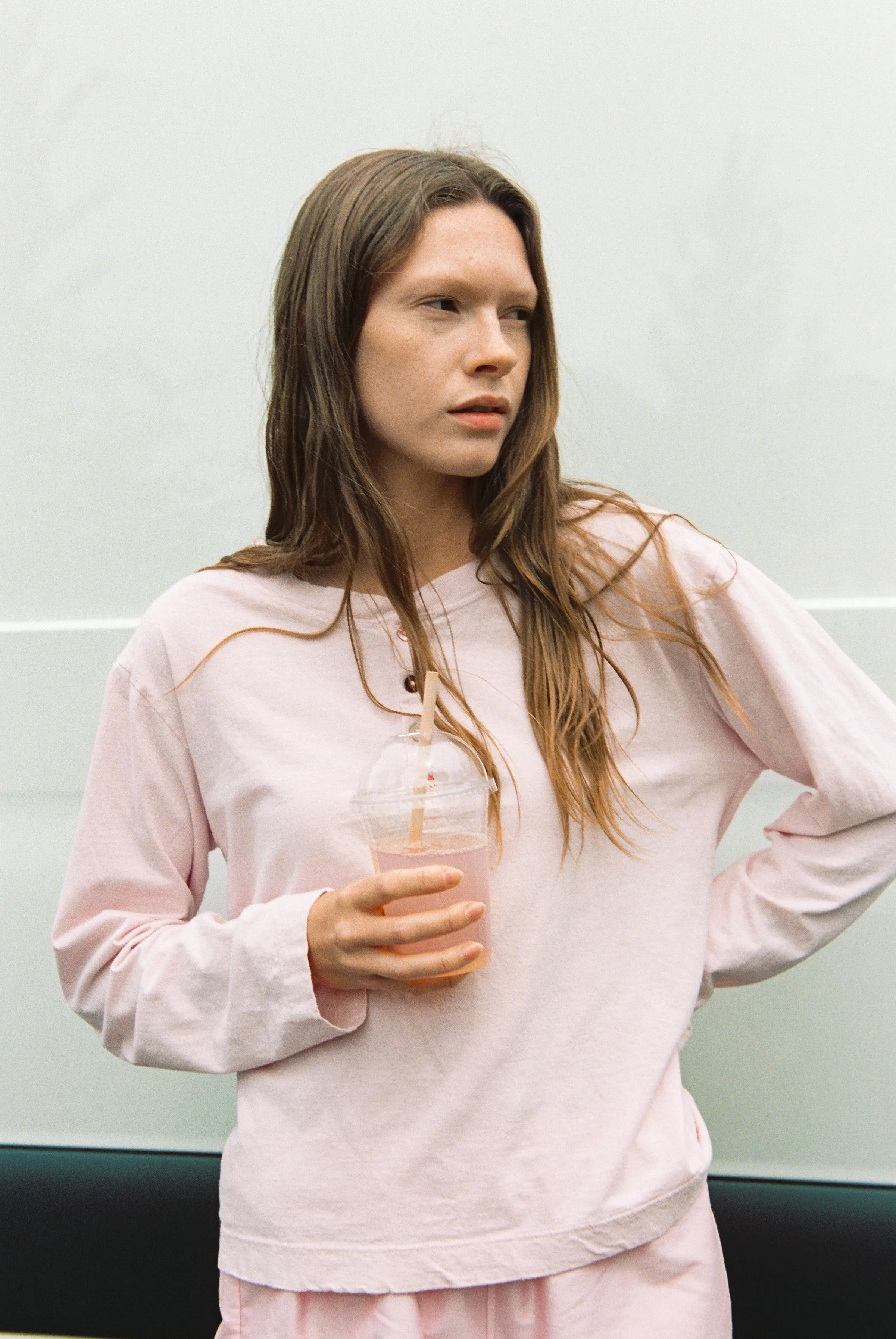 Hemp Bay Henley Pink Cream sold by Merge Curated goods product image thumbnail 2