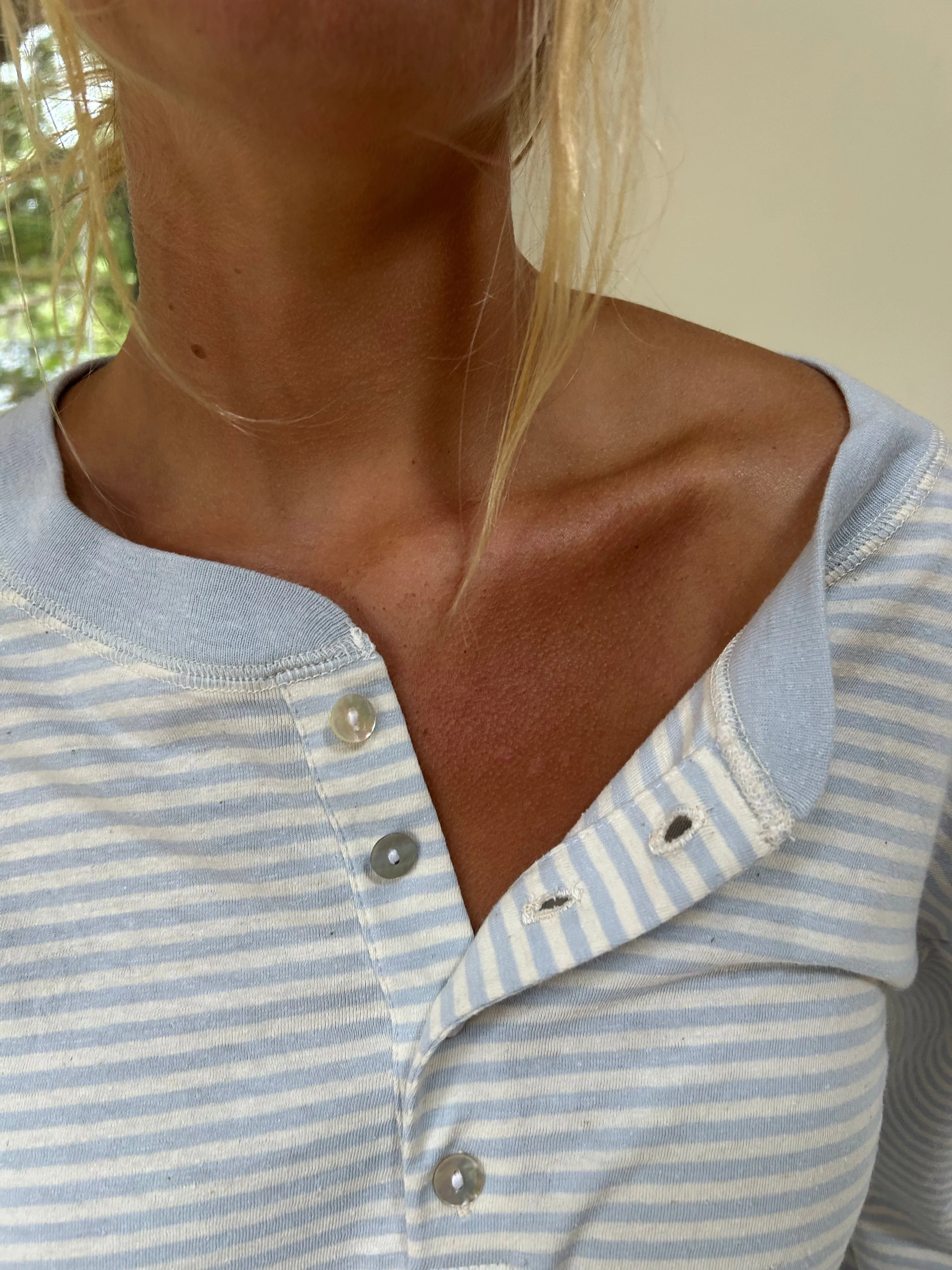 Hemp Bay Henley Daydream Stripes sold by Merge Curated goods product image thumbnail 5