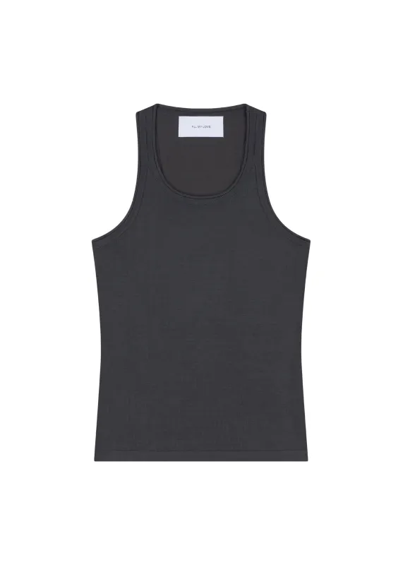 LINDSAY TOP | CHARCOAL made by All My Love
