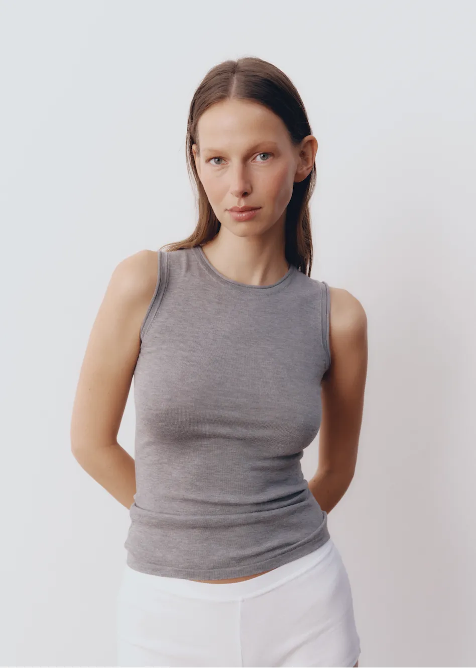 MADDIE TOP | HEATHER GREY sold by All My Love product image thumbnail 3