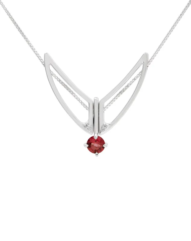 Hype Women x Bliss Lau Attune Necklace With Red Garnet sold by Bliss Lau