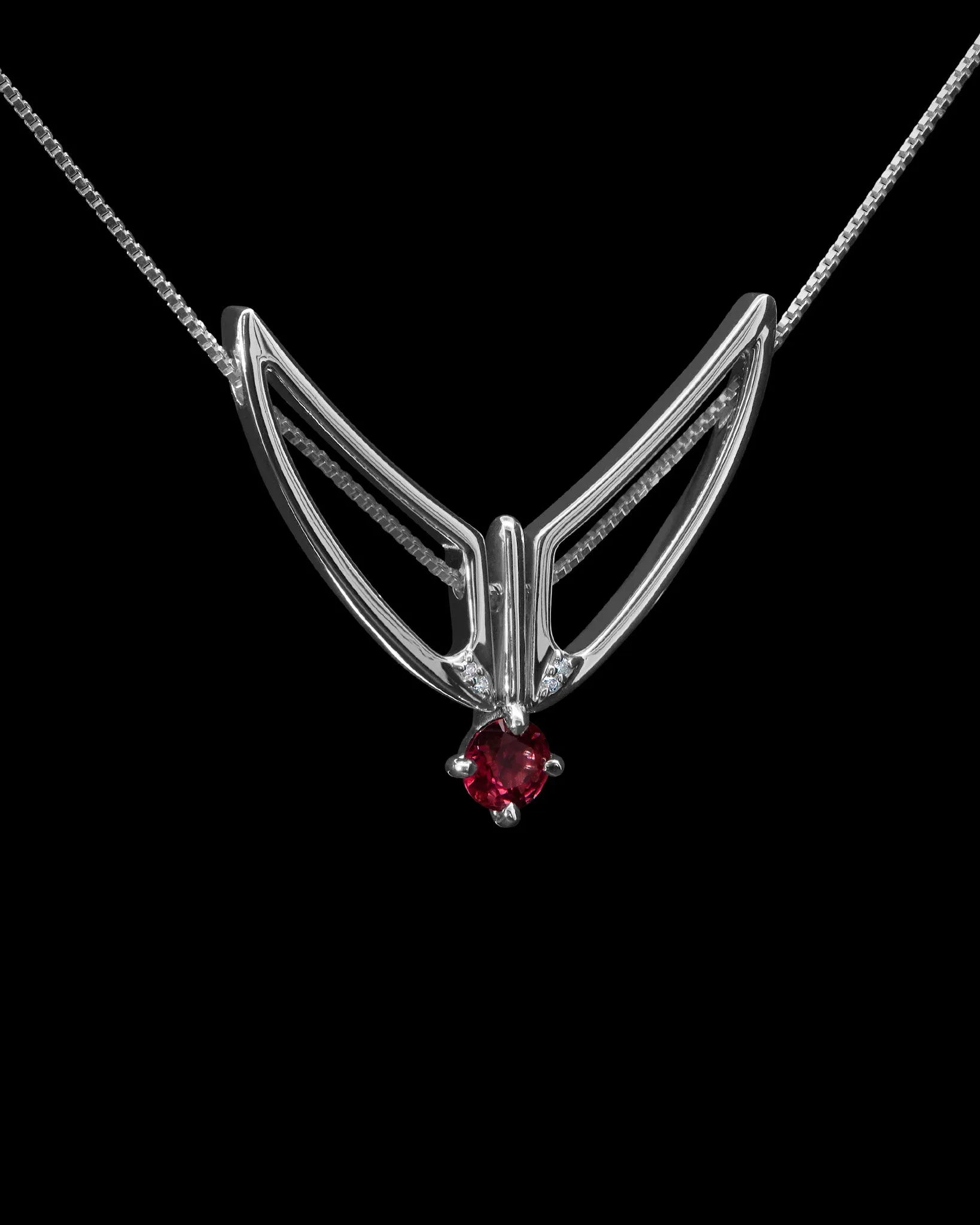 Hype Women x Bliss Lau Attune Necklace With Red Garnet sold by Bliss Lau product image thumbnail 4