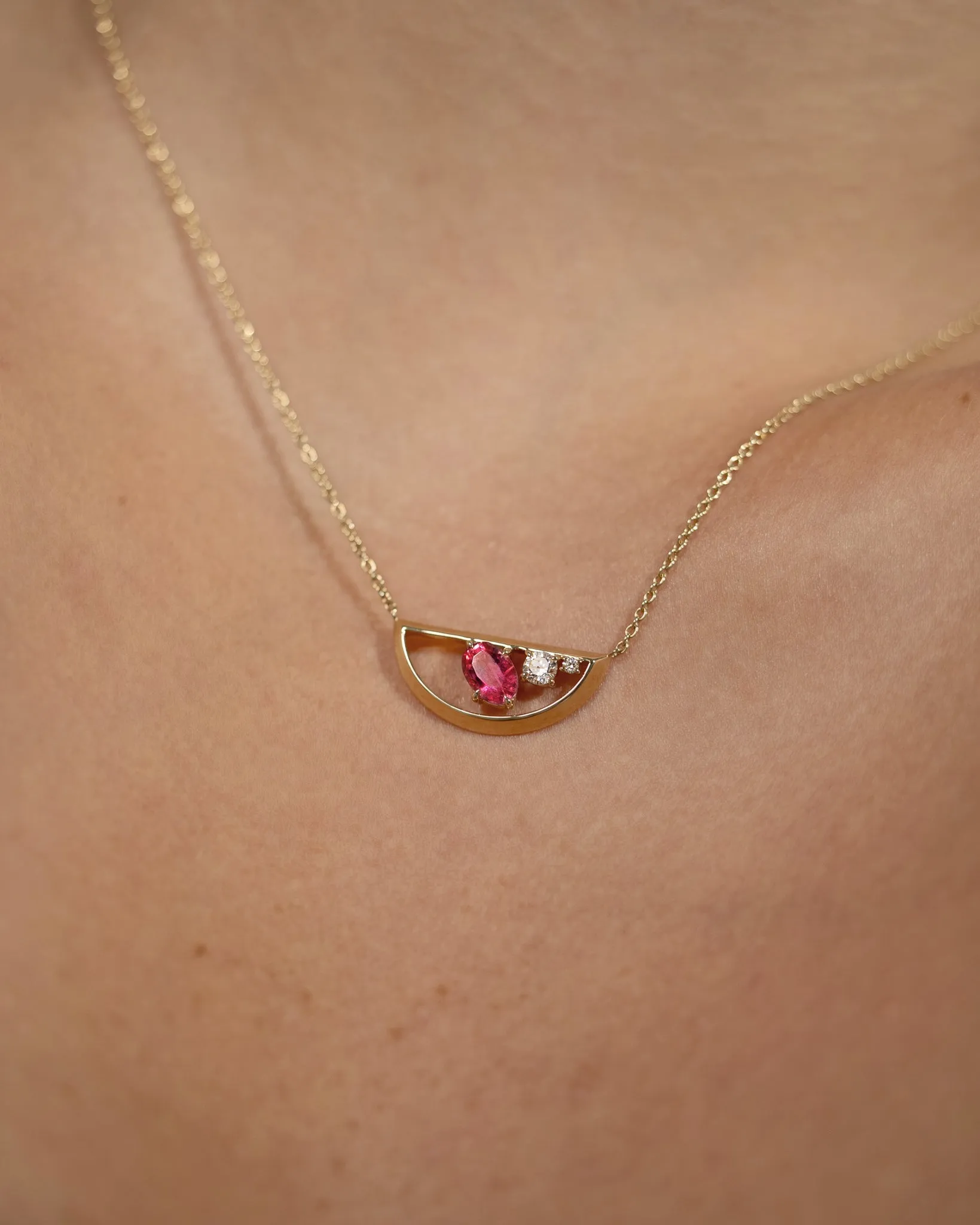 Empath Necklace Rubellite Tourmaline sold by Bliss Lau product image thumbnail 3