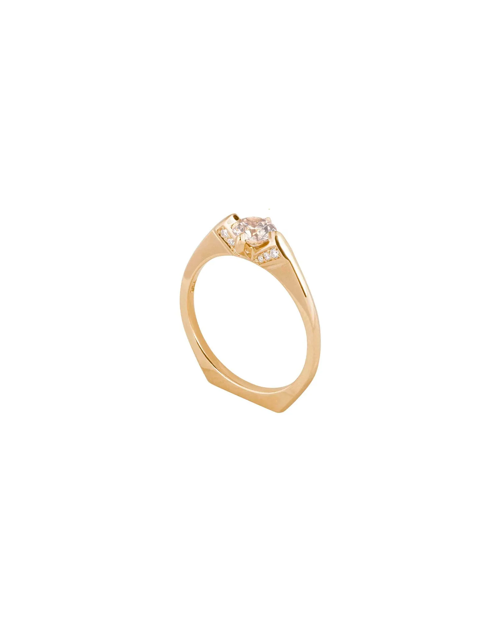 Minimalist Rise Ring Diamond sold by Bliss Lau product image thumbnail 3