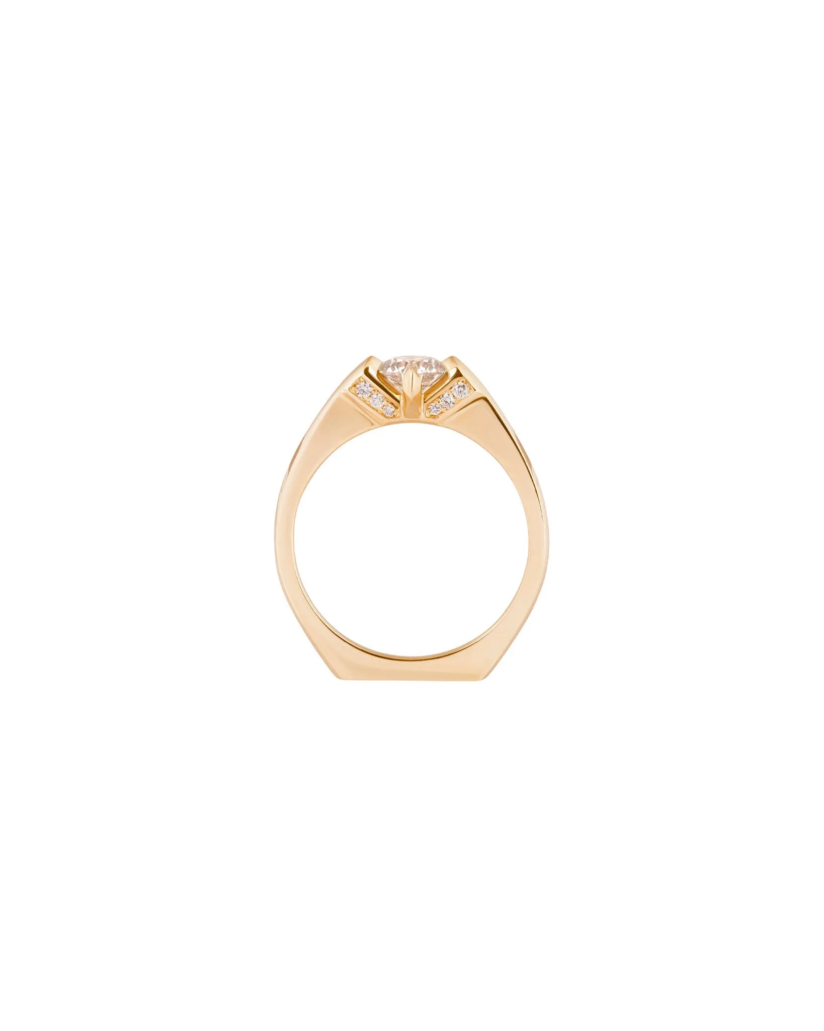 Minimalist Rise Ring Diamond sold by Bliss Lau product image thumbnail 2