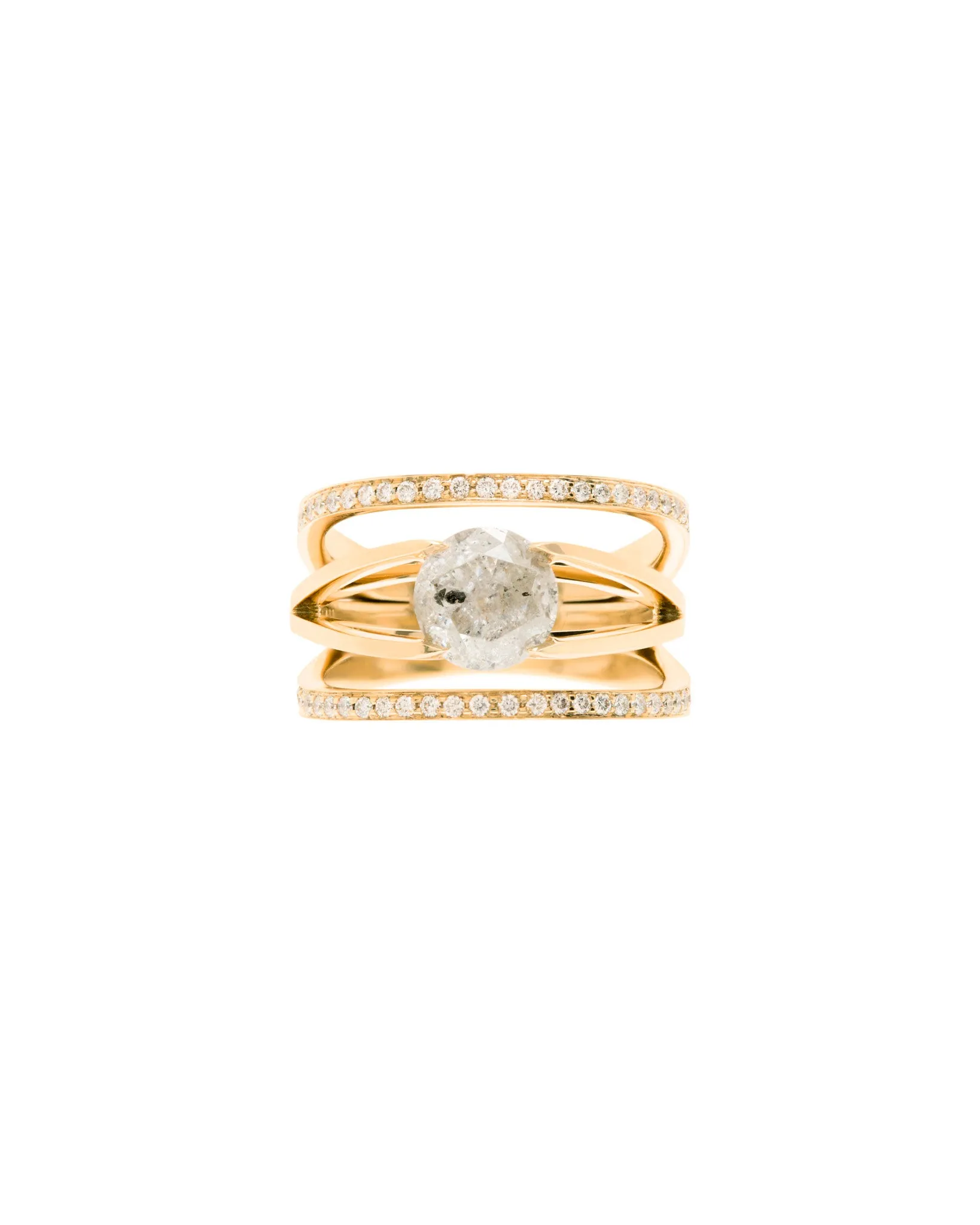 Acute 13mm Enclose + Centered Ring Set sold by Bliss Lau