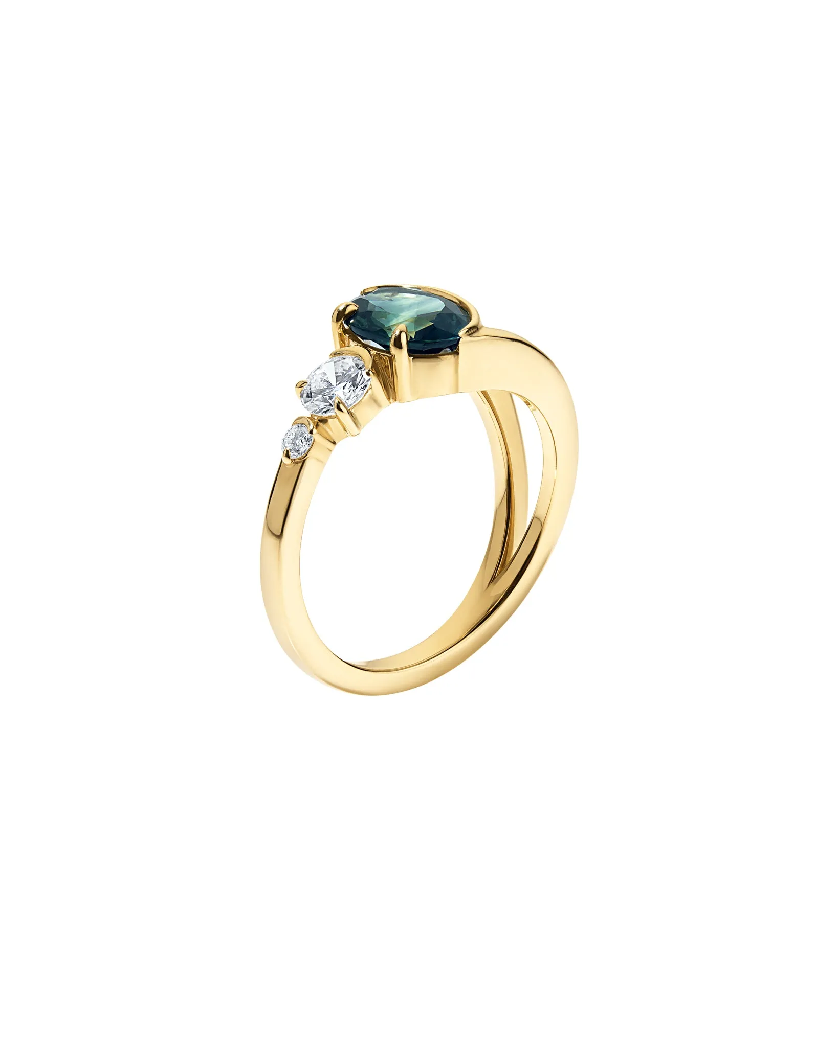 Bright Ring Green Sapphire Gemstone sold by Bliss Lau product image thumbnail 3