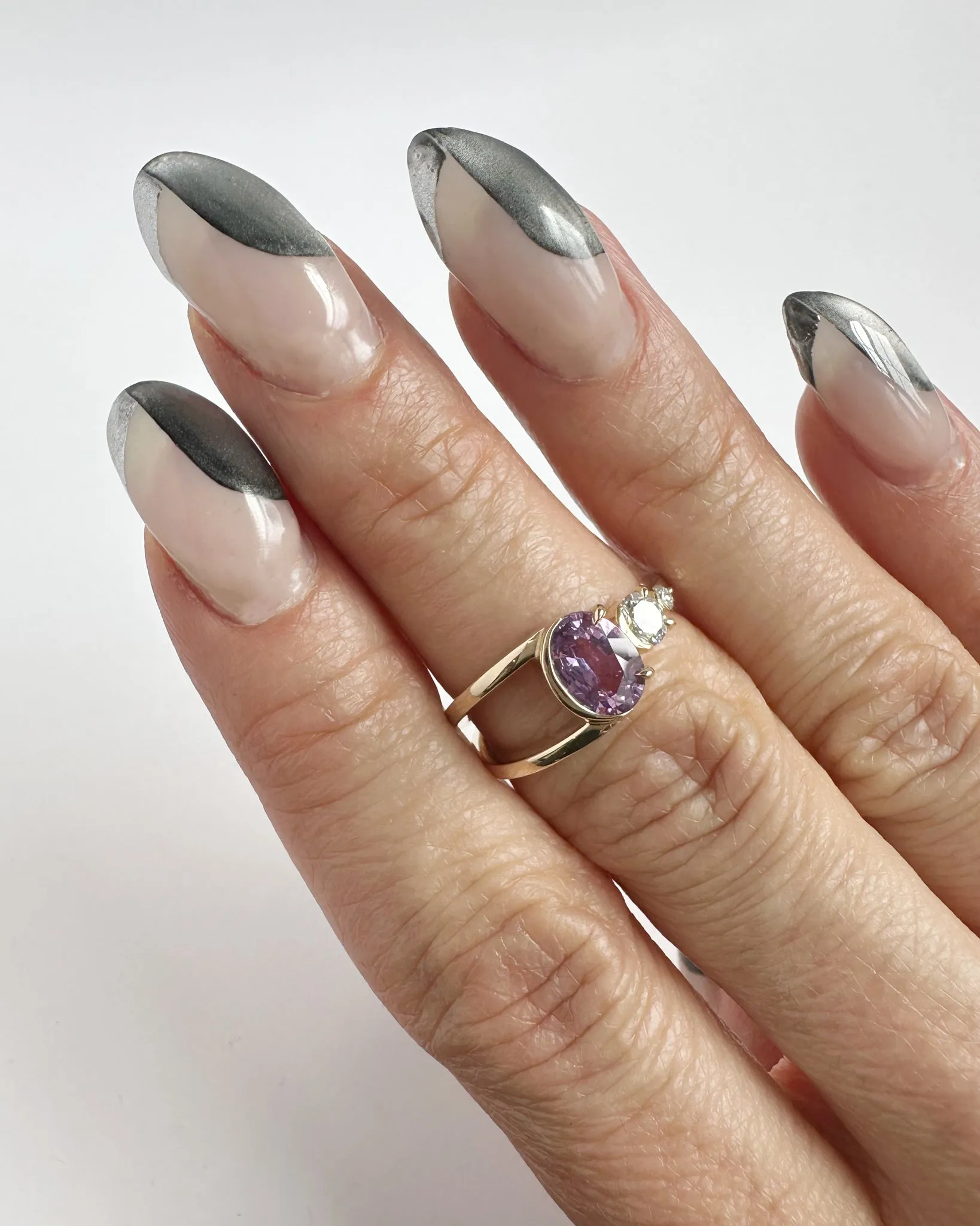 Bright Ring Lilac Sapphire sold by Bliss Lau product image thumbnail 4