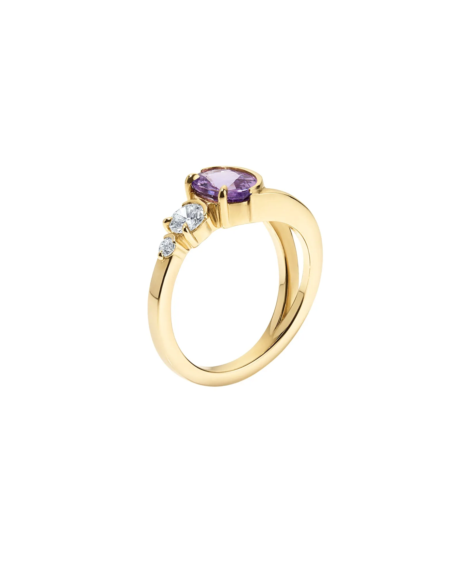 Bright Ring Lilac Sapphire sold by Bliss Lau product image thumbnail 3
