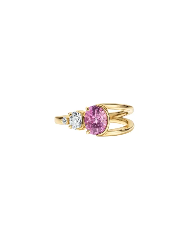 Bright Ring Pink Sapphire sold by Bliss Lau