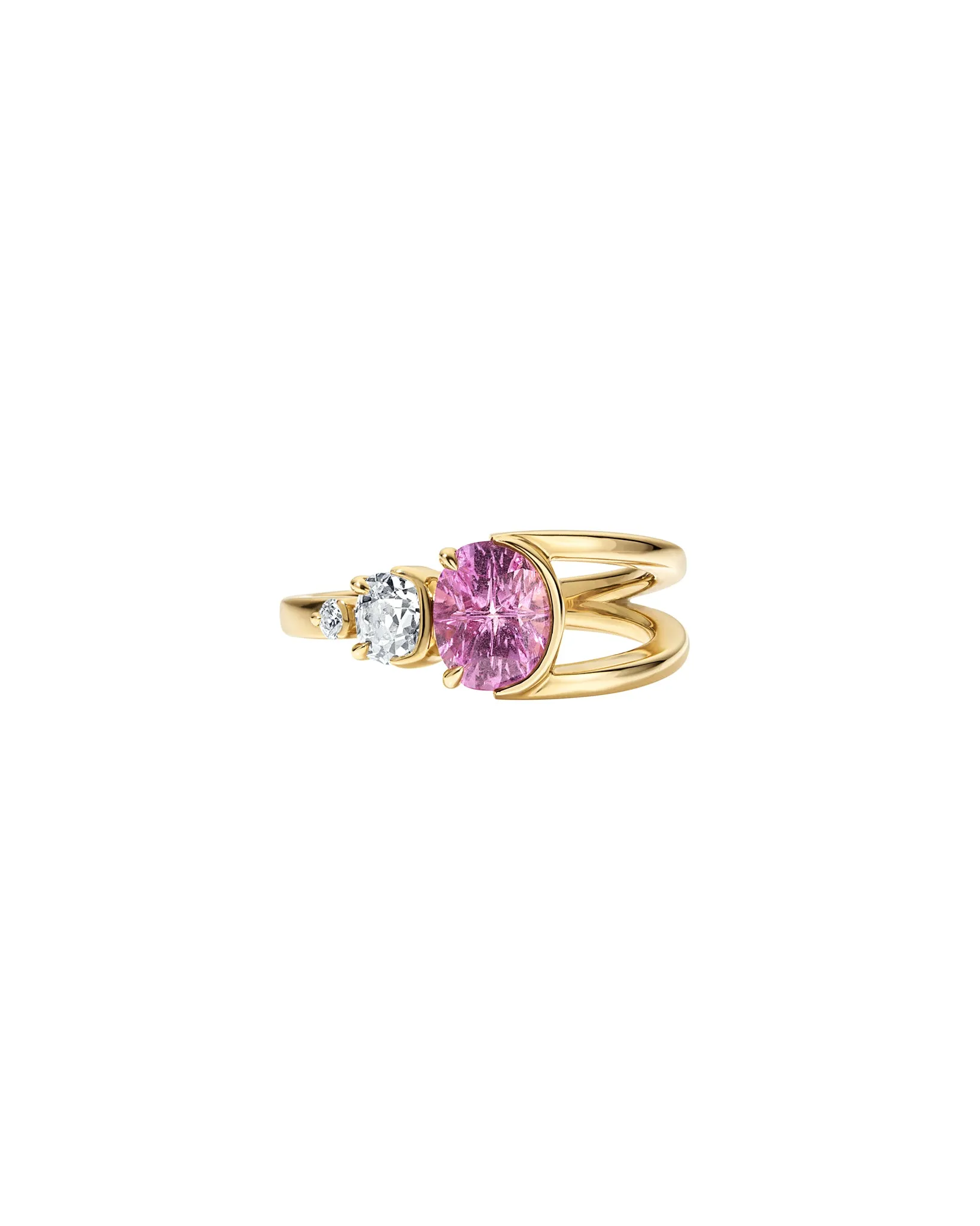 Bright Ring Pink Sapphire sold by Bliss Lau