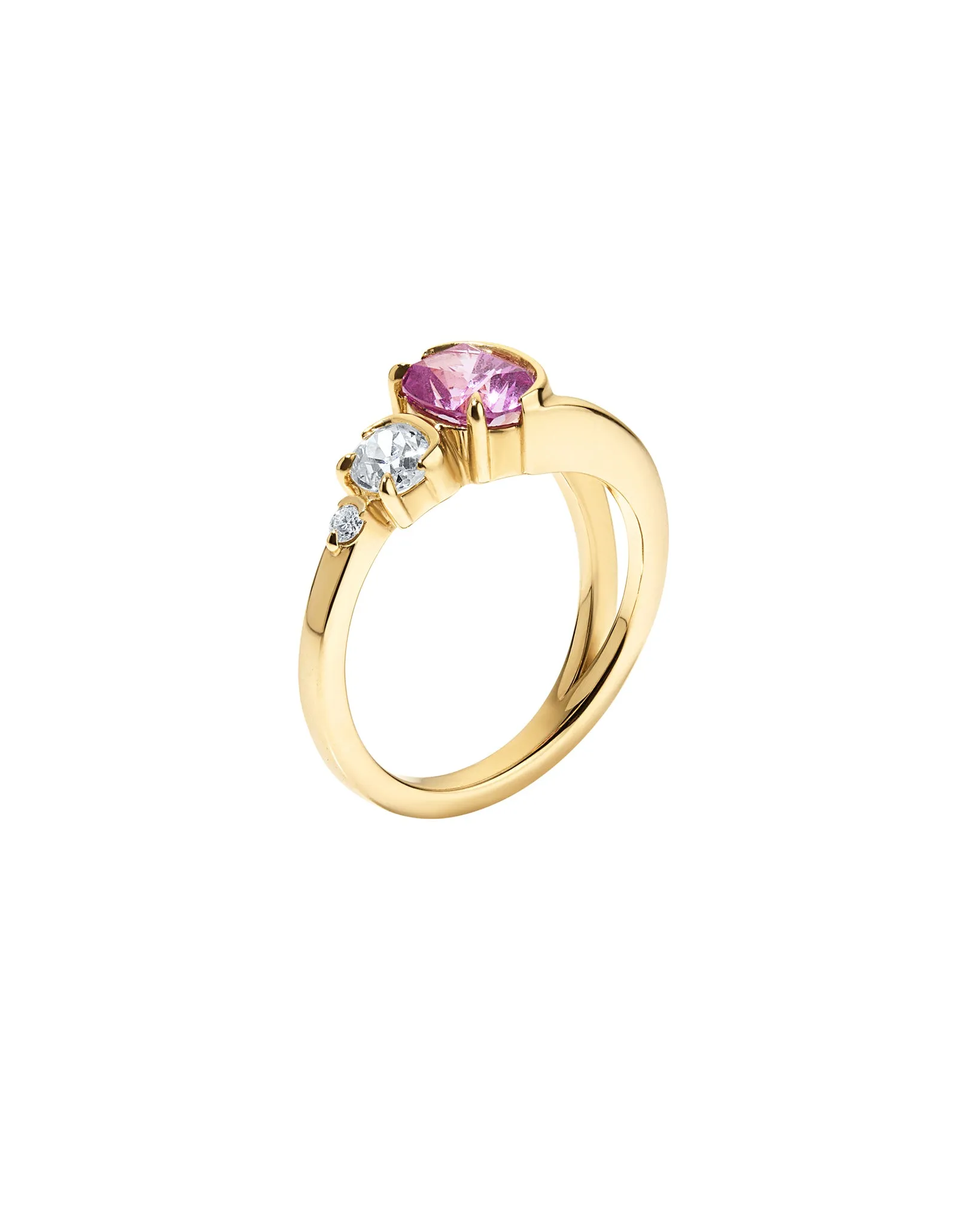 Bright Ring Pink Sapphire sold by Bliss Lau product image thumbnail 4