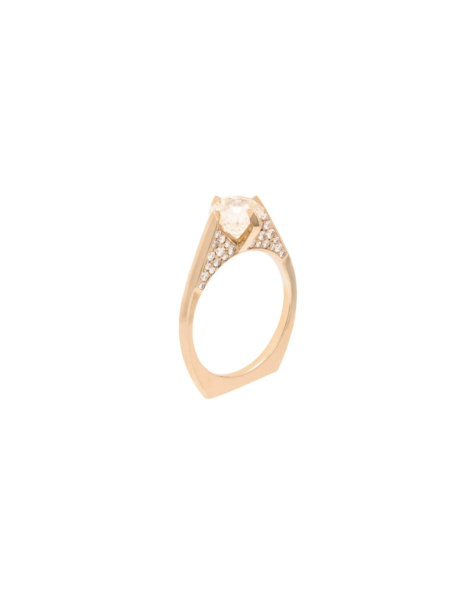 Minimalist Gold Engagement Ring Signature Collection sold by Bliss Lau product image thumbnail 3