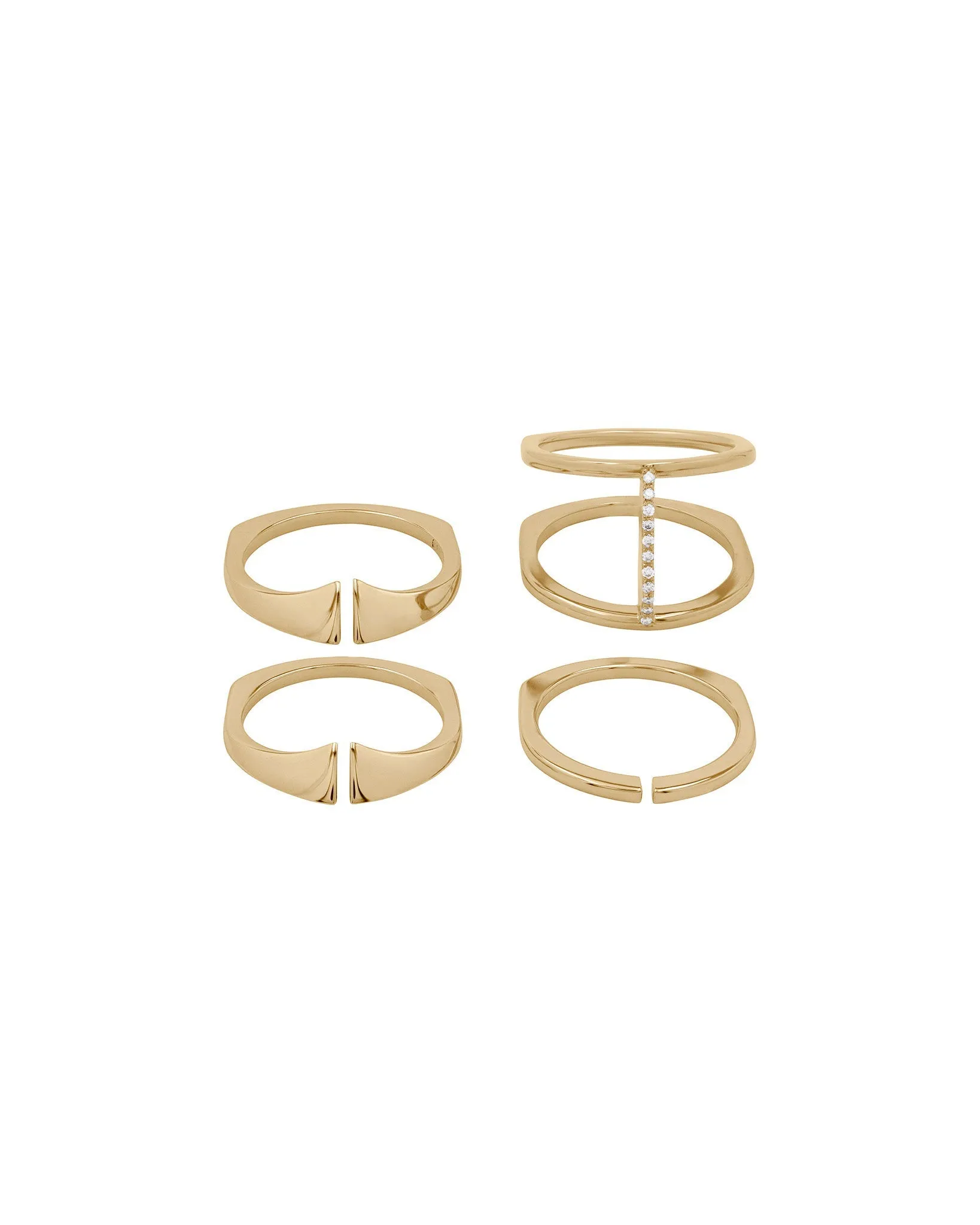 Kaleidoscope Mini Ring Set in 18k Fairmined Gold sold by Bliss Lau product image thumbnail 2