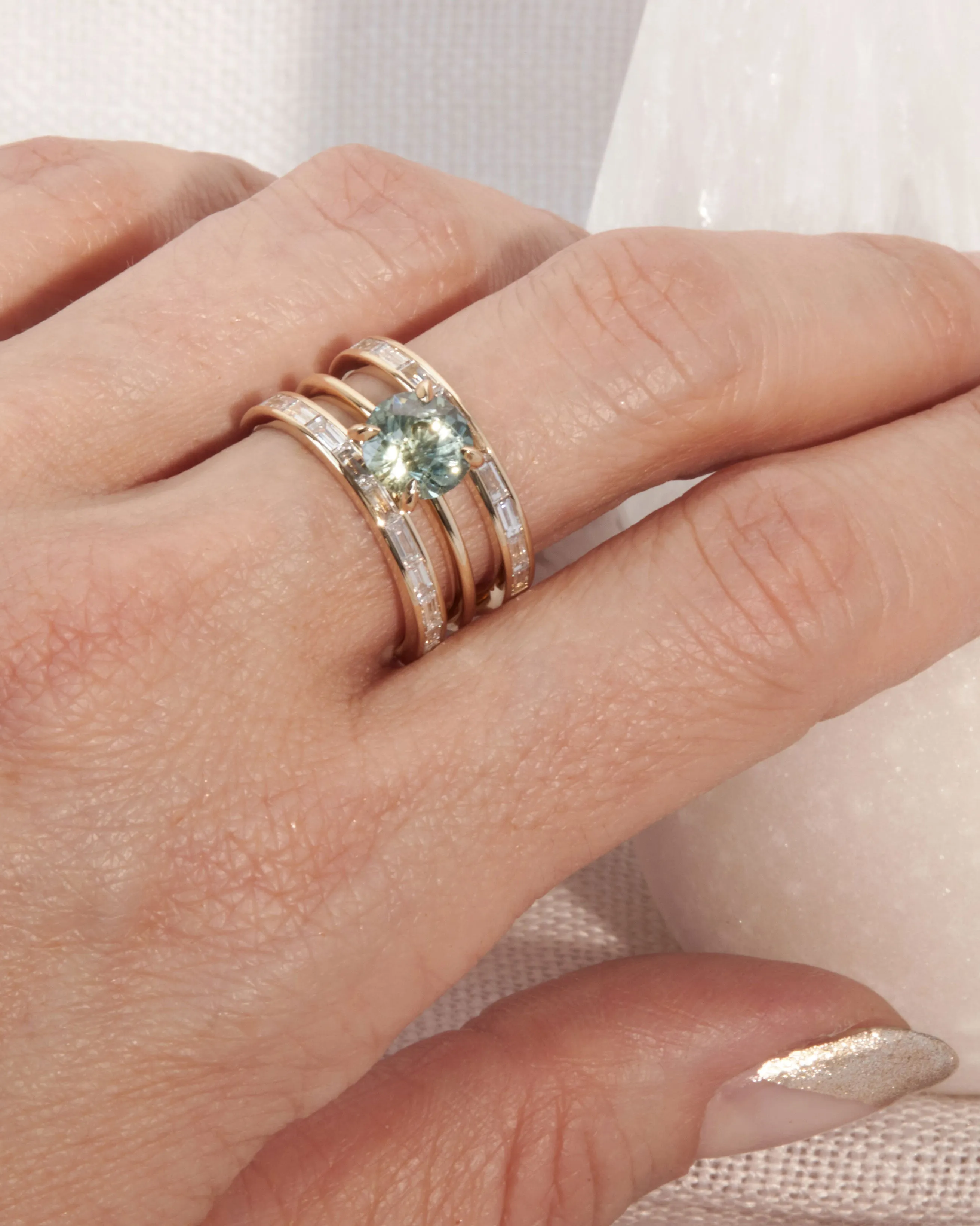 Poetic + Cascade II Ring Set sold by Bliss Lau product image thumbnail 4