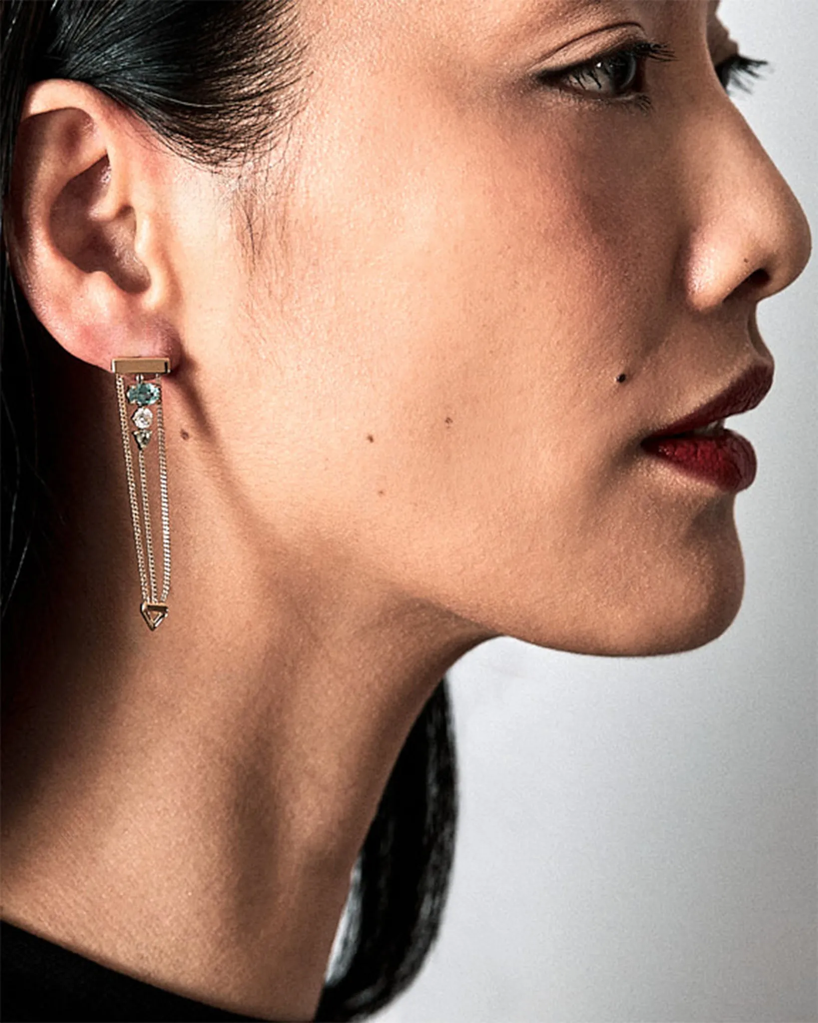 Levitate Trio Earring Tourmaline sold by Bliss Lau product image thumbnail 2