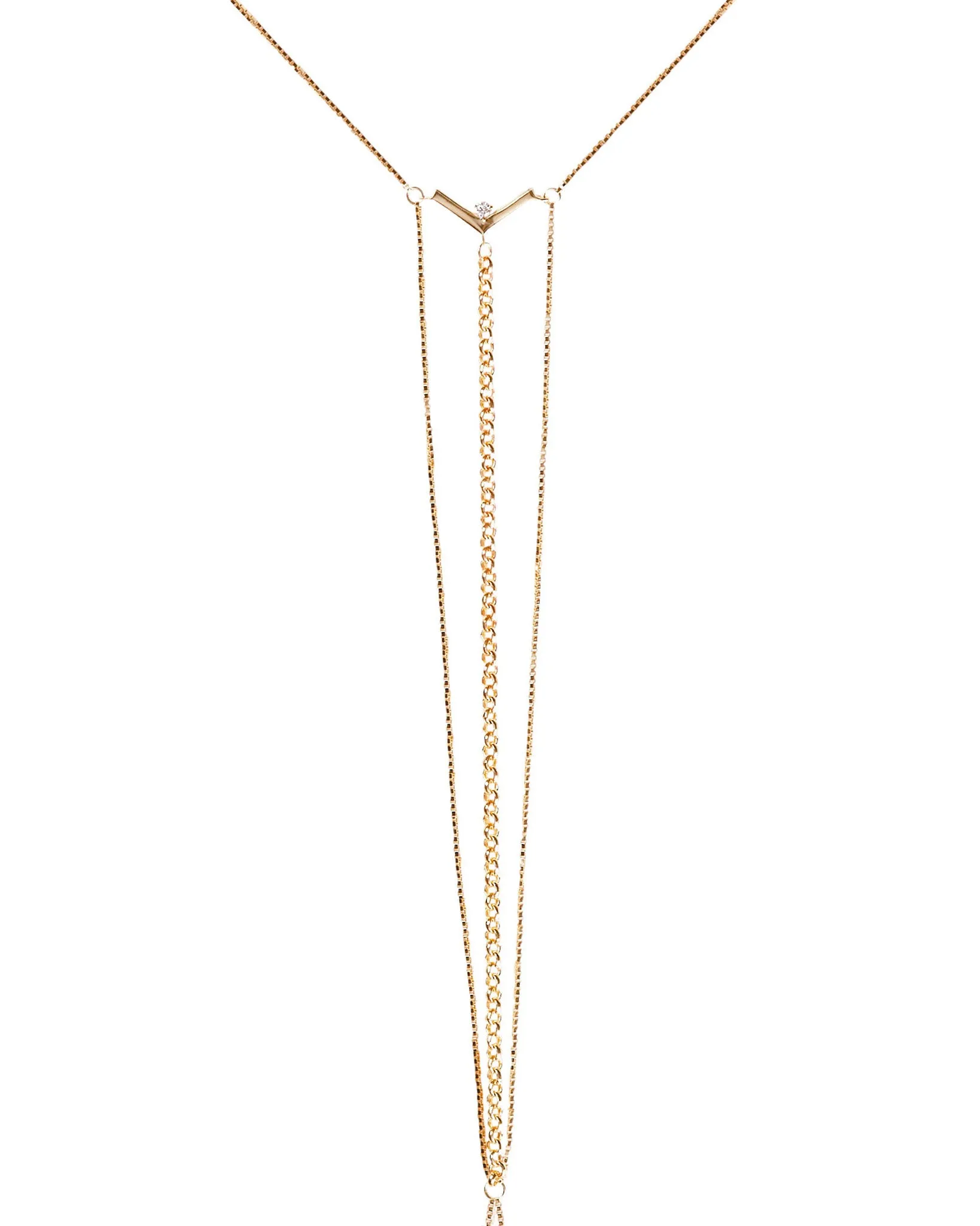 Interlude Bodychain White Diamond sold by Bliss Lau