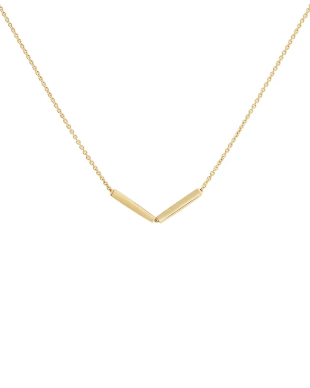 Open Gold Necklace made by Bliss Lau