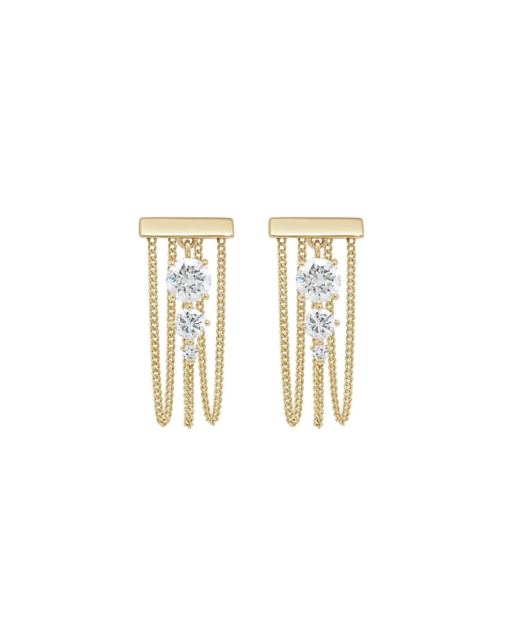 Levitate Diamond Trio Earrings sold by Bliss Lau product image thumbnail 4