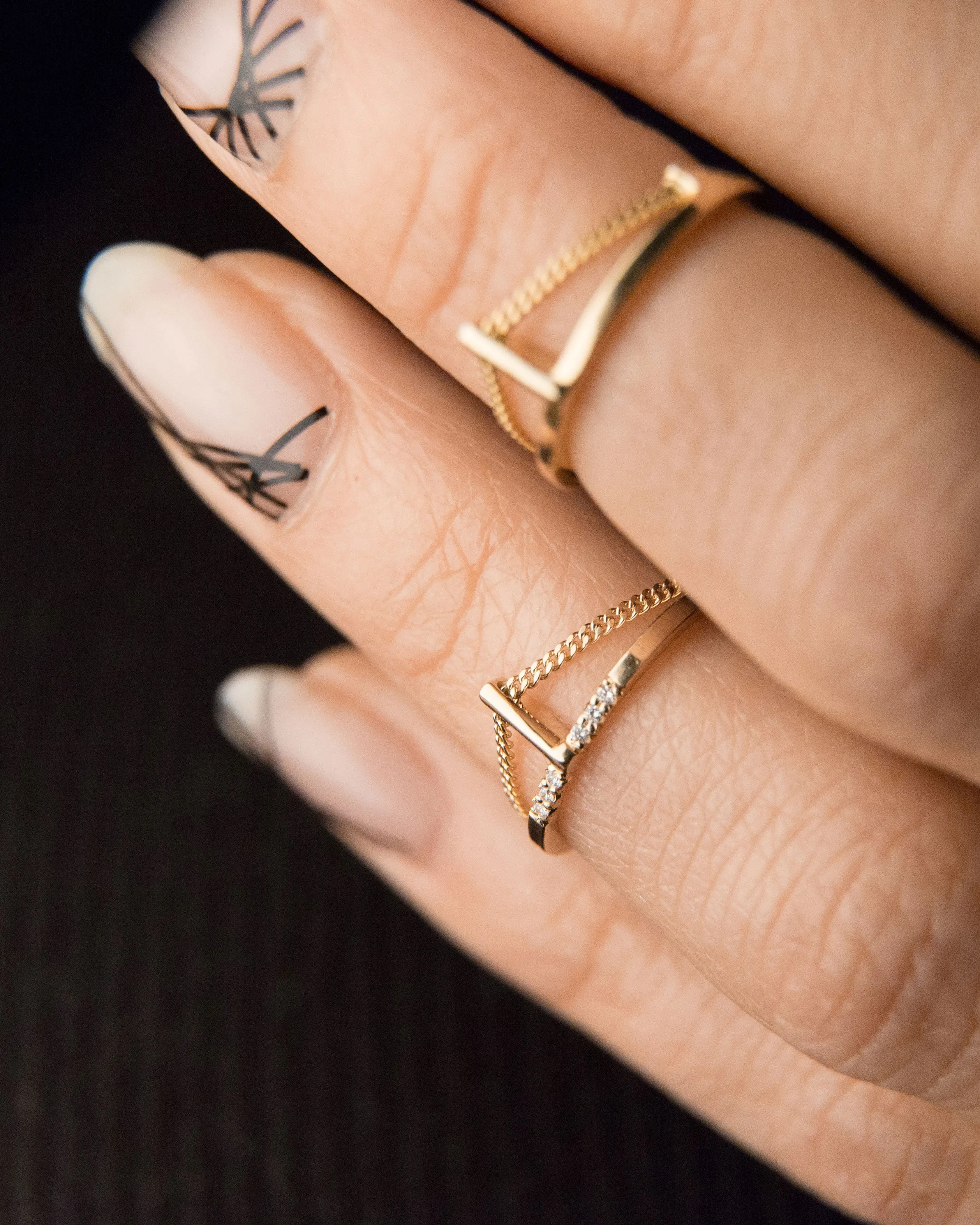 Pave Cusp Ring 18K sold by Bliss Lau product image thumbnail 2